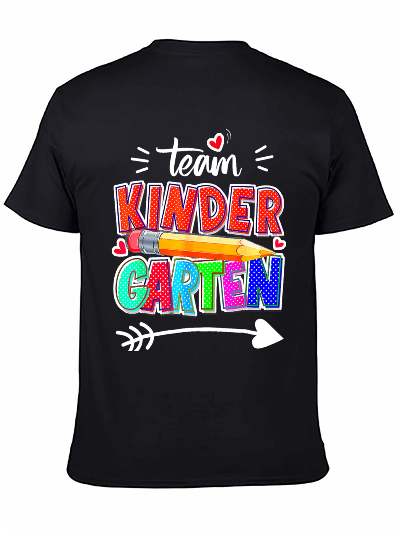 Team Kinder Teacher Arrow T-Shirt