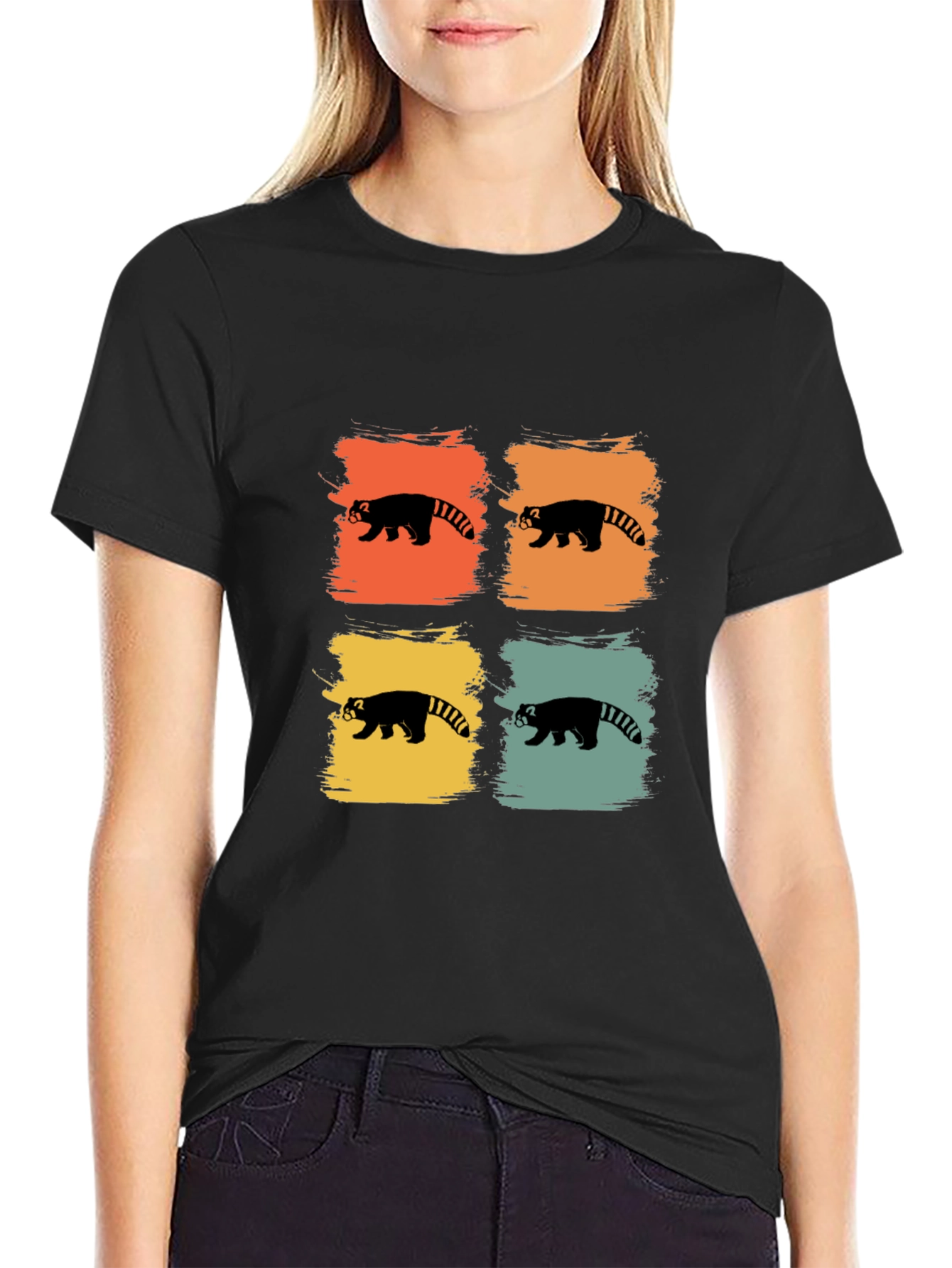 Red Panda Retro T-Shirt