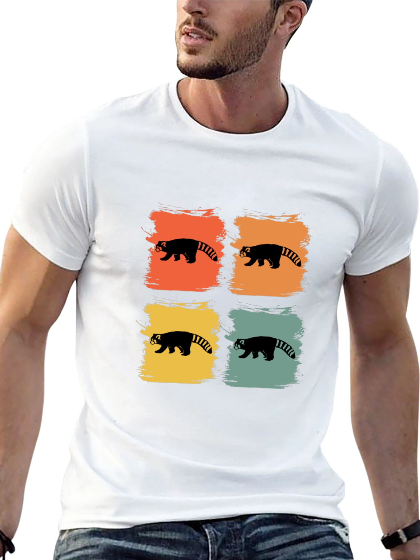 Red Panda Retro T-Shirt