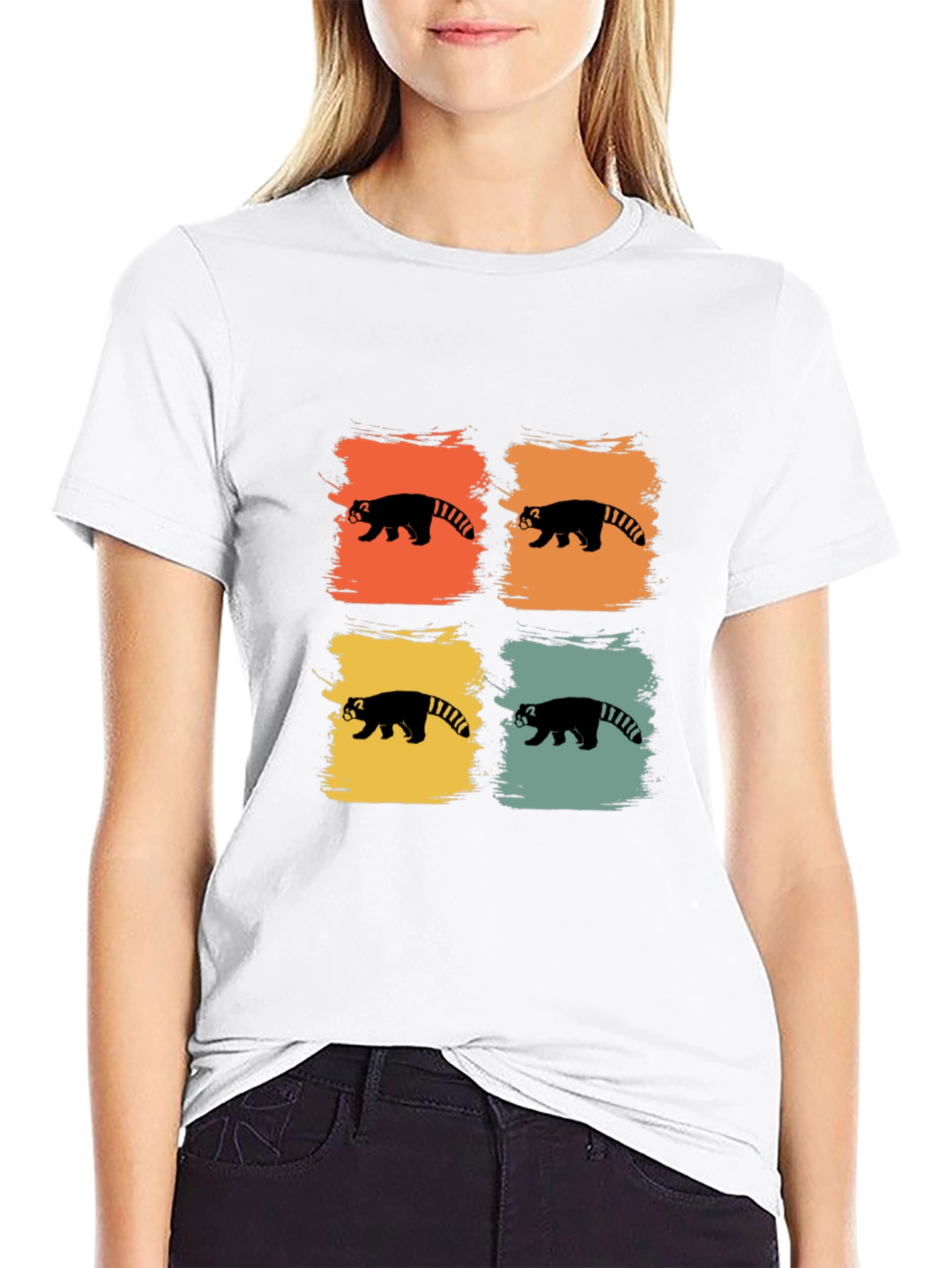Red Panda Retro T-Shirt