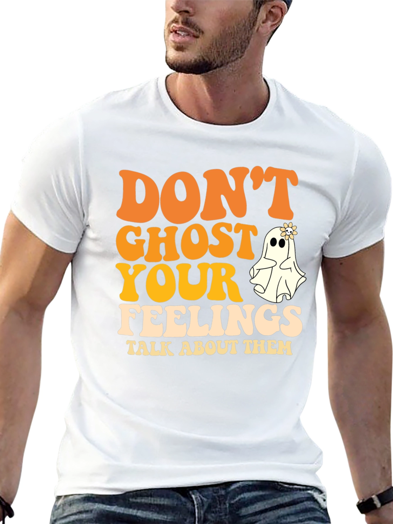 Retro Ghost Feelings T-Shirt