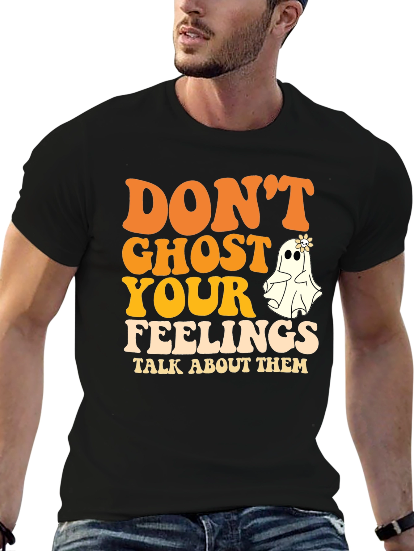 Retro Ghost Feelings T-Shirt