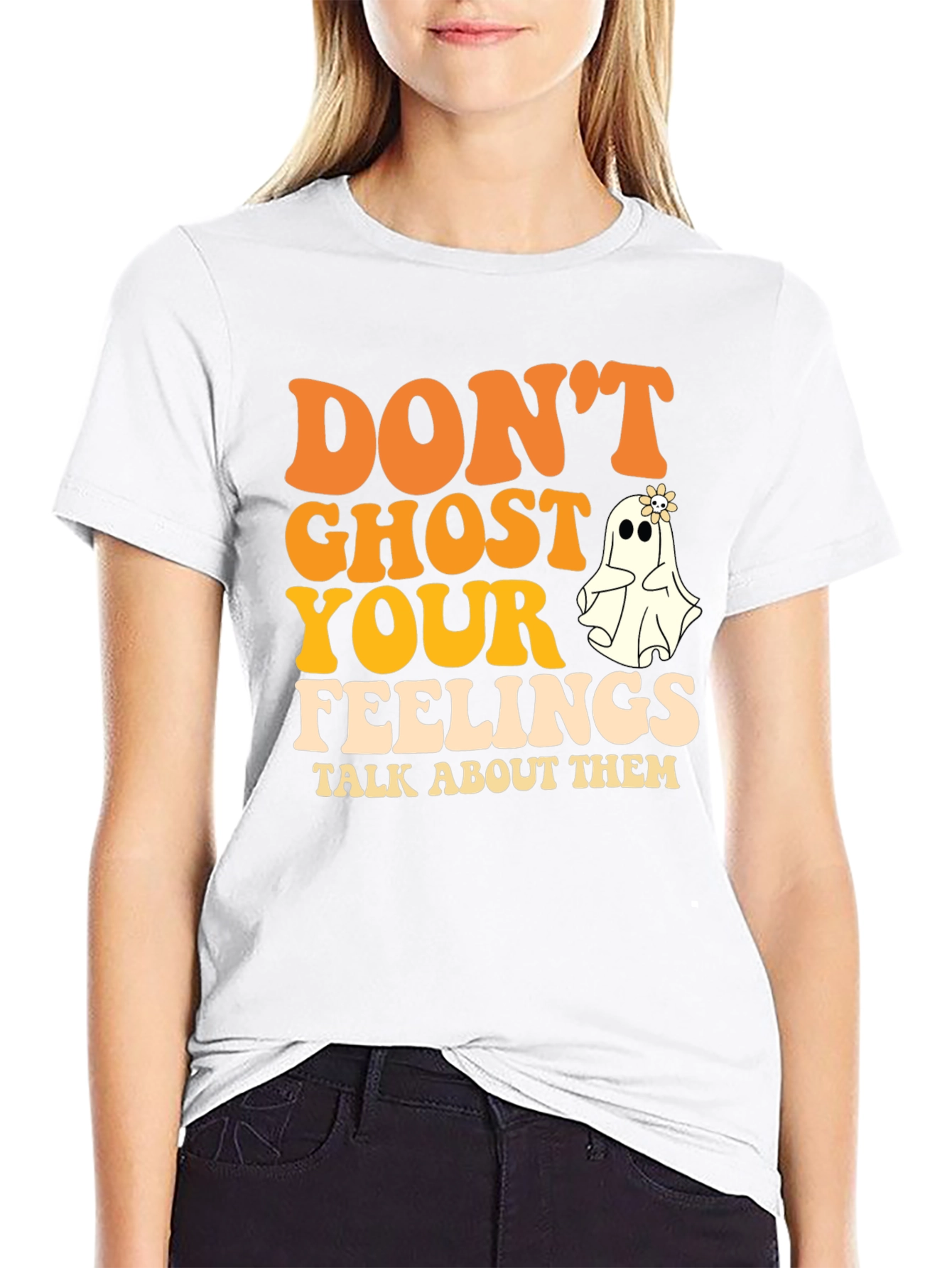 Retro Ghost Feelings T-Shirt