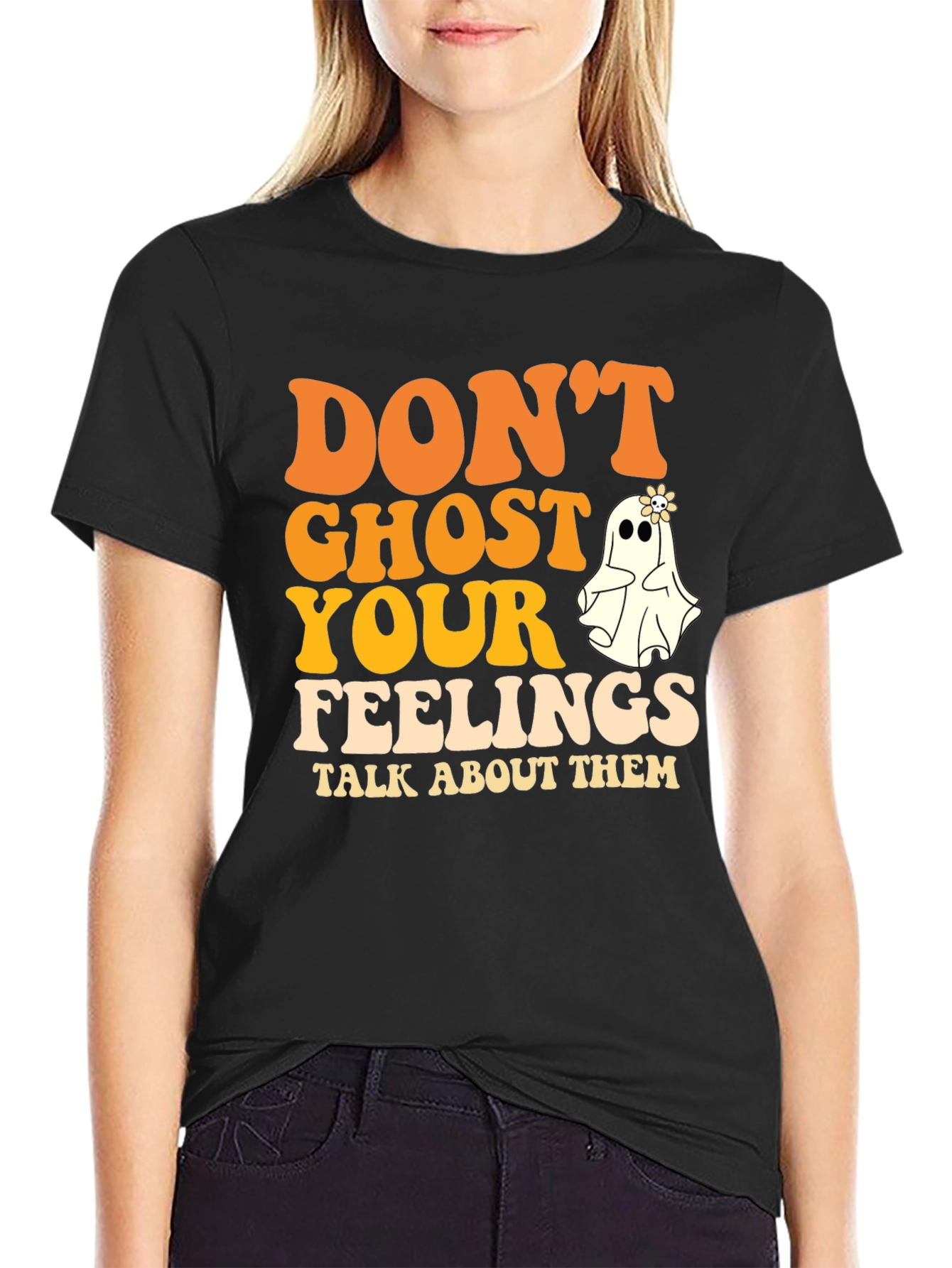 Retro Ghost Feelings T-Shirt