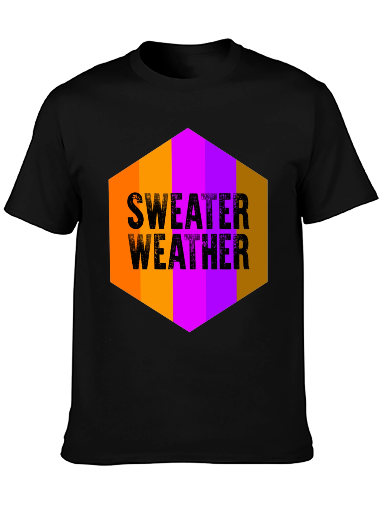 Sweater Weather Graphic Tee - Soft Cotton Blend T-Shirt