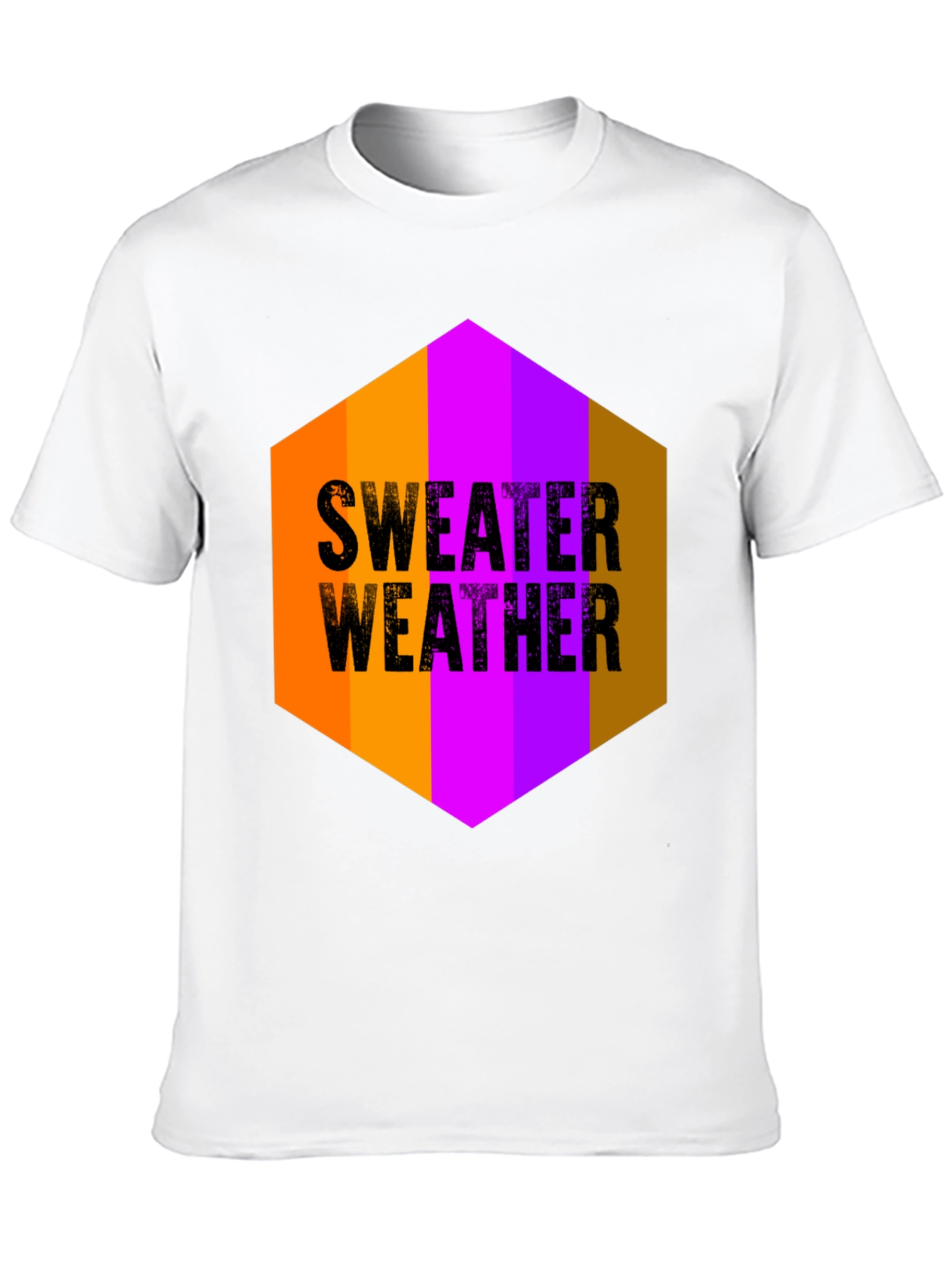 Sweater Weather Graphic Tee - Soft Cotton Blend T-Shirt