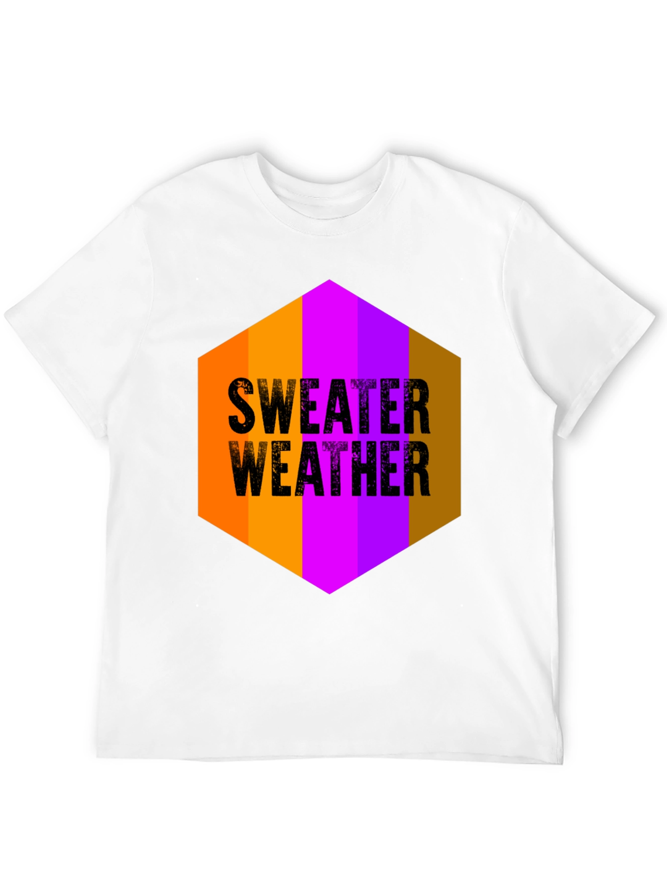 Sweater Weather Graphic Tee - Soft Cotton Blend T-Shirt