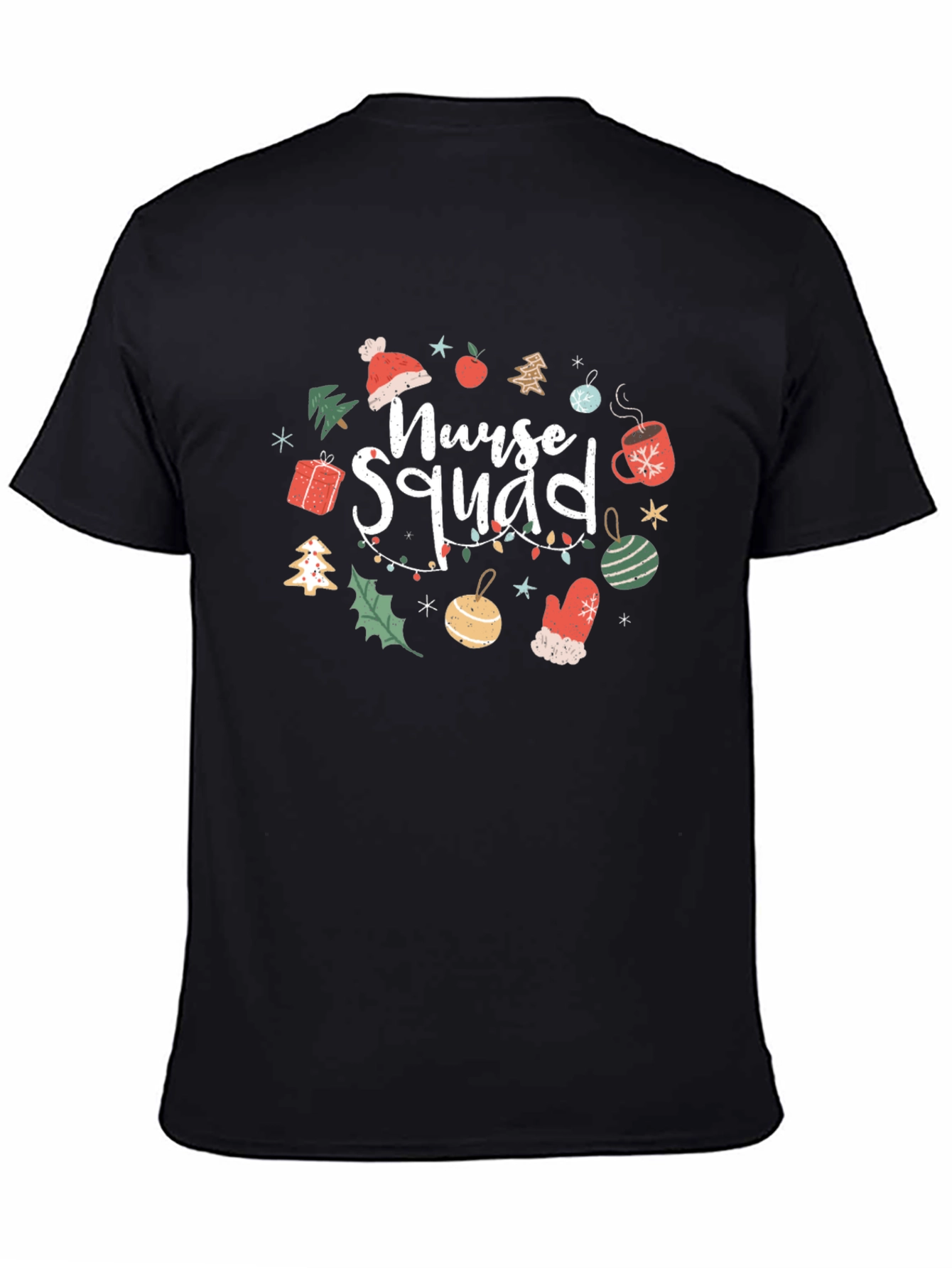 Nurse Squad Christmas Graphic T-Shirt