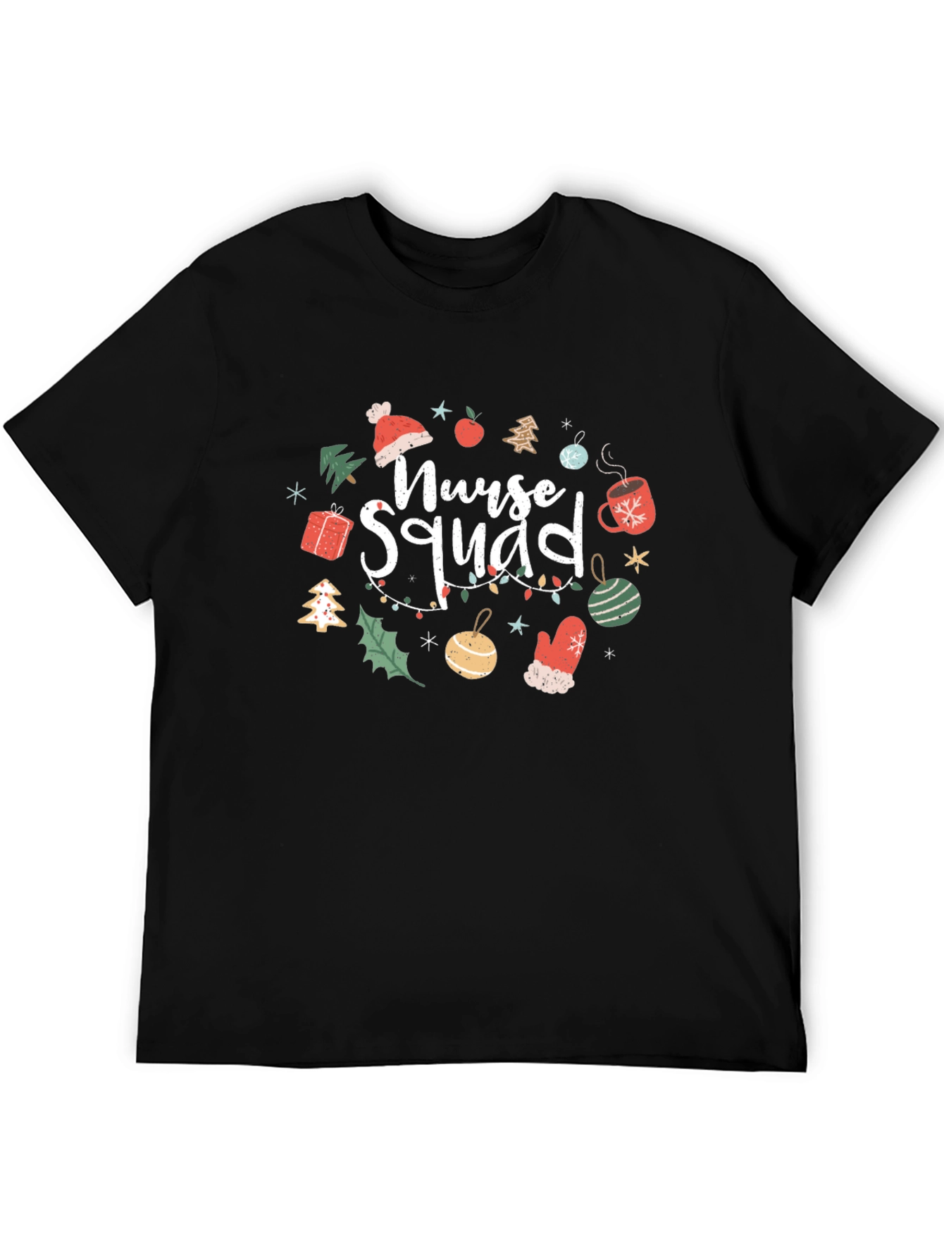 Nurse Squad Christmas Graphic T-Shirt