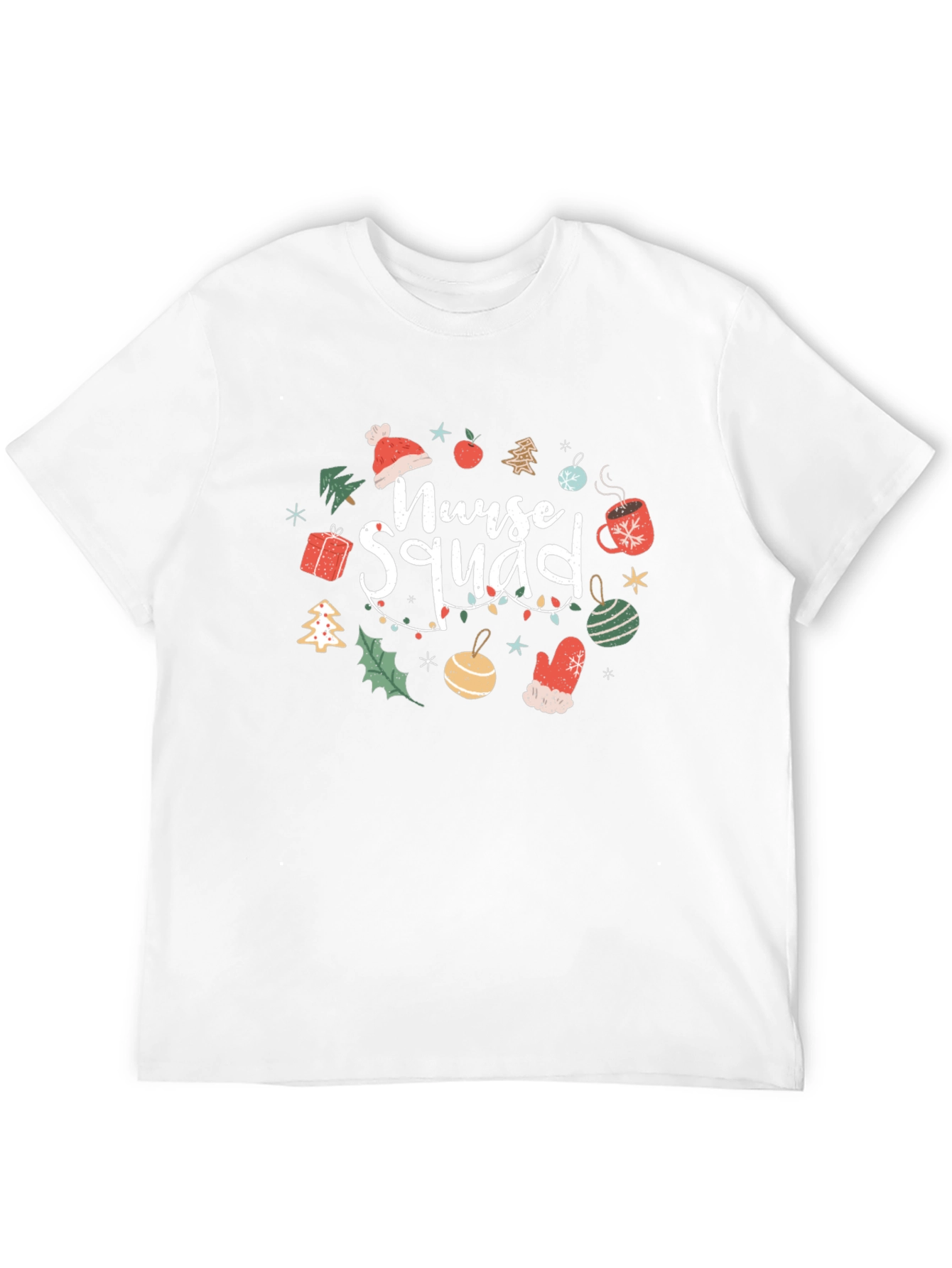 Nurse Squad Christmas Graphic T-Shirt