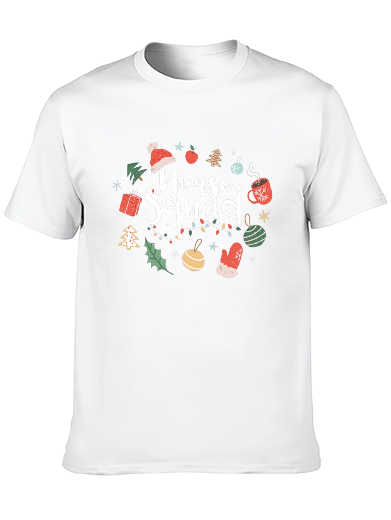 Nurse Squad Christmas Graphic T-Shirt