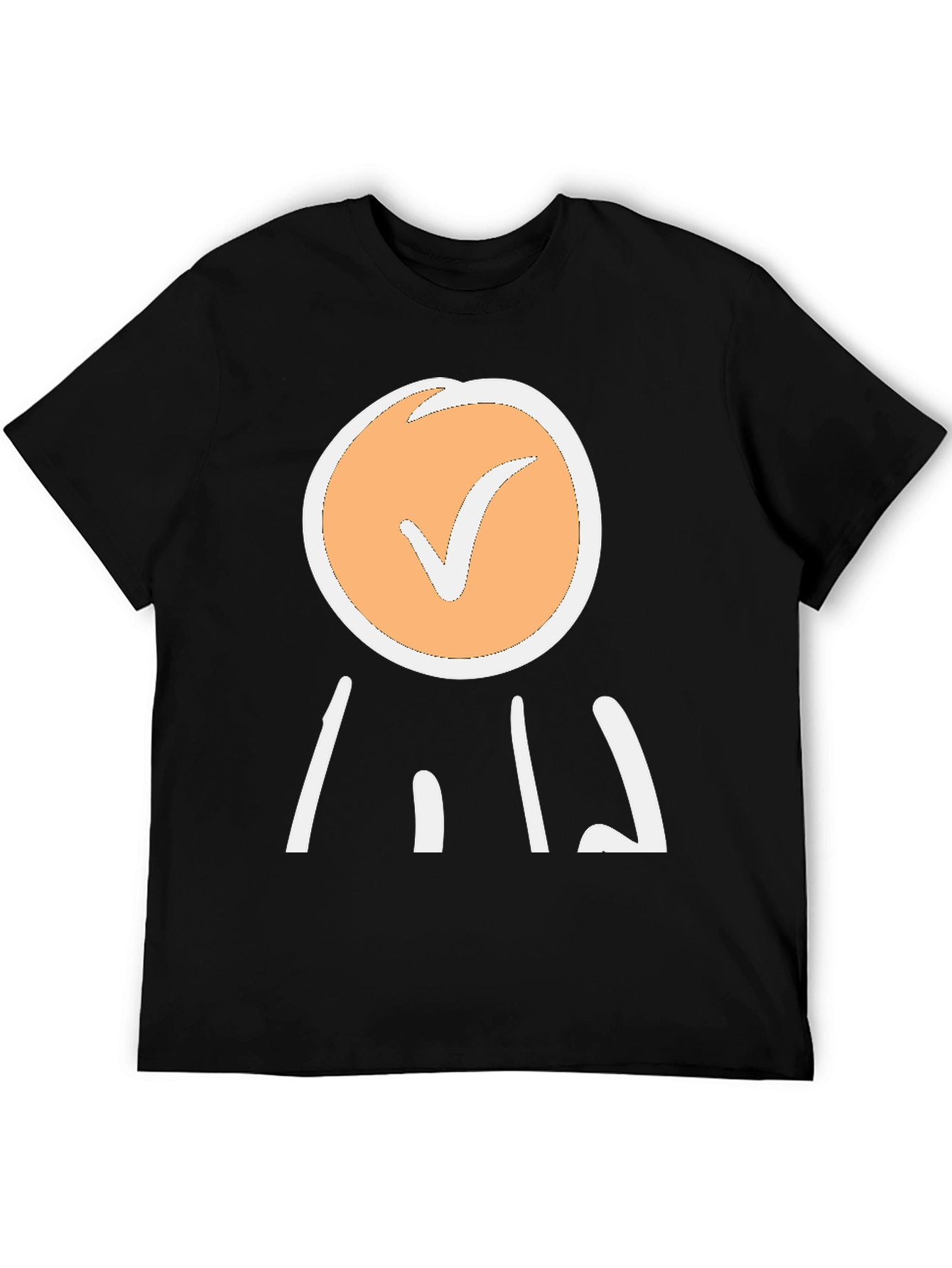 Checkmark Graphic Tee - Casual Style