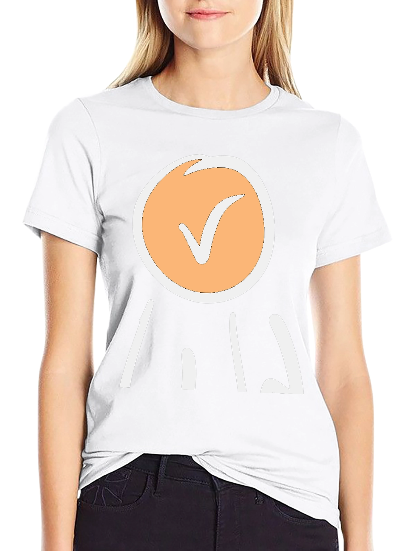 Checkmark Graphic Tee - Casual Style
