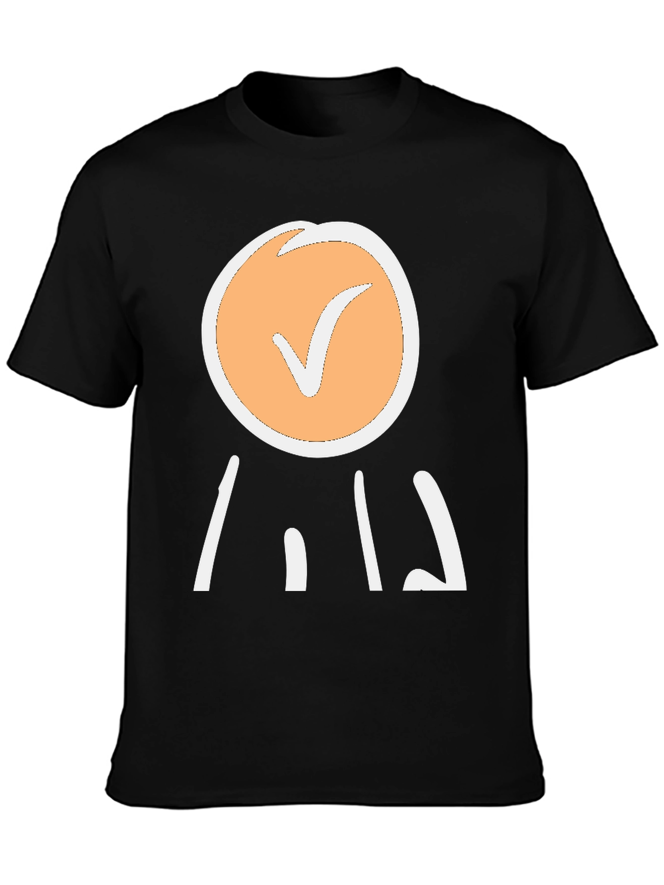 Checkmark Graphic Tee - Casual Style