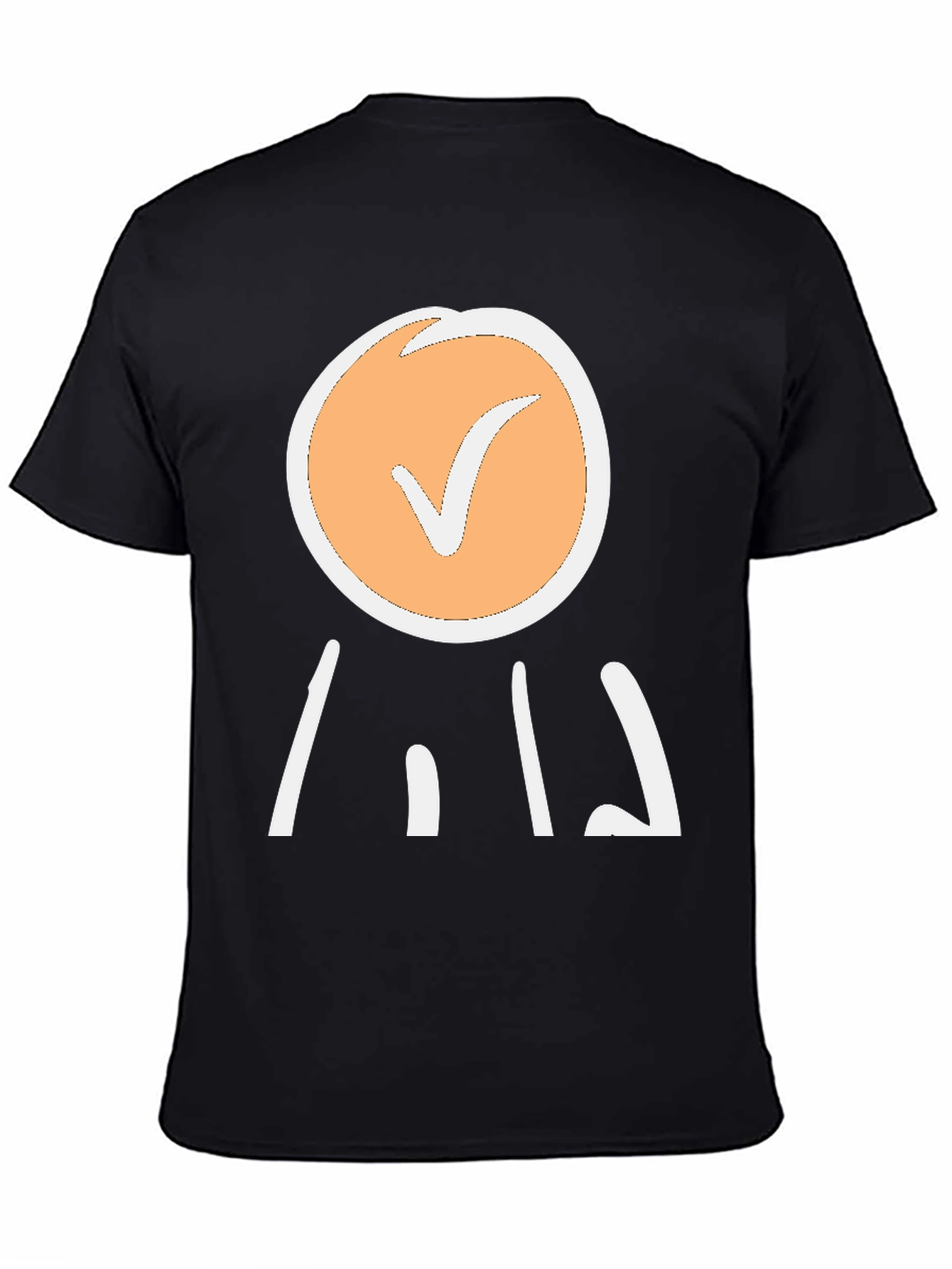 Checkmark Graphic Tee - Casual Style