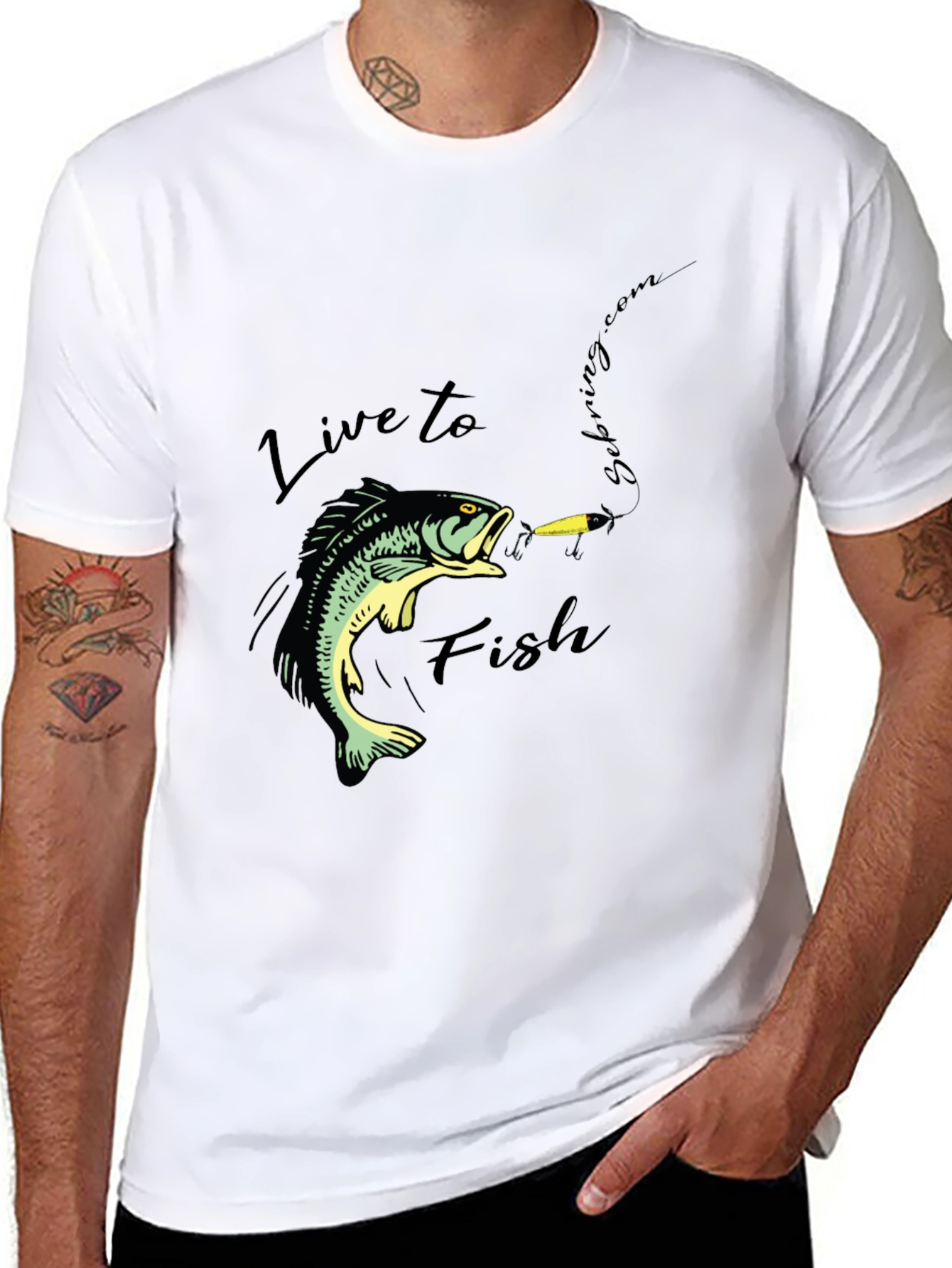 Live to Fish Graphic T-Shirt - Angler Style