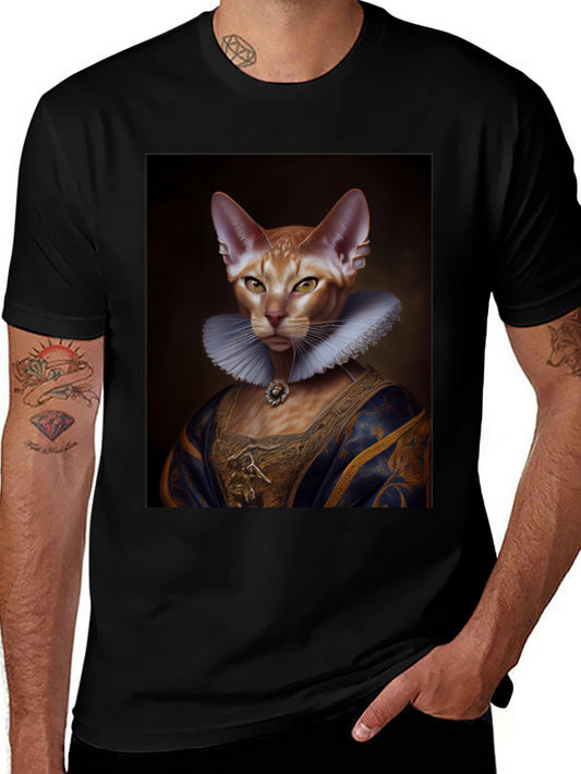 Royal Cat Portrait T-Shirt