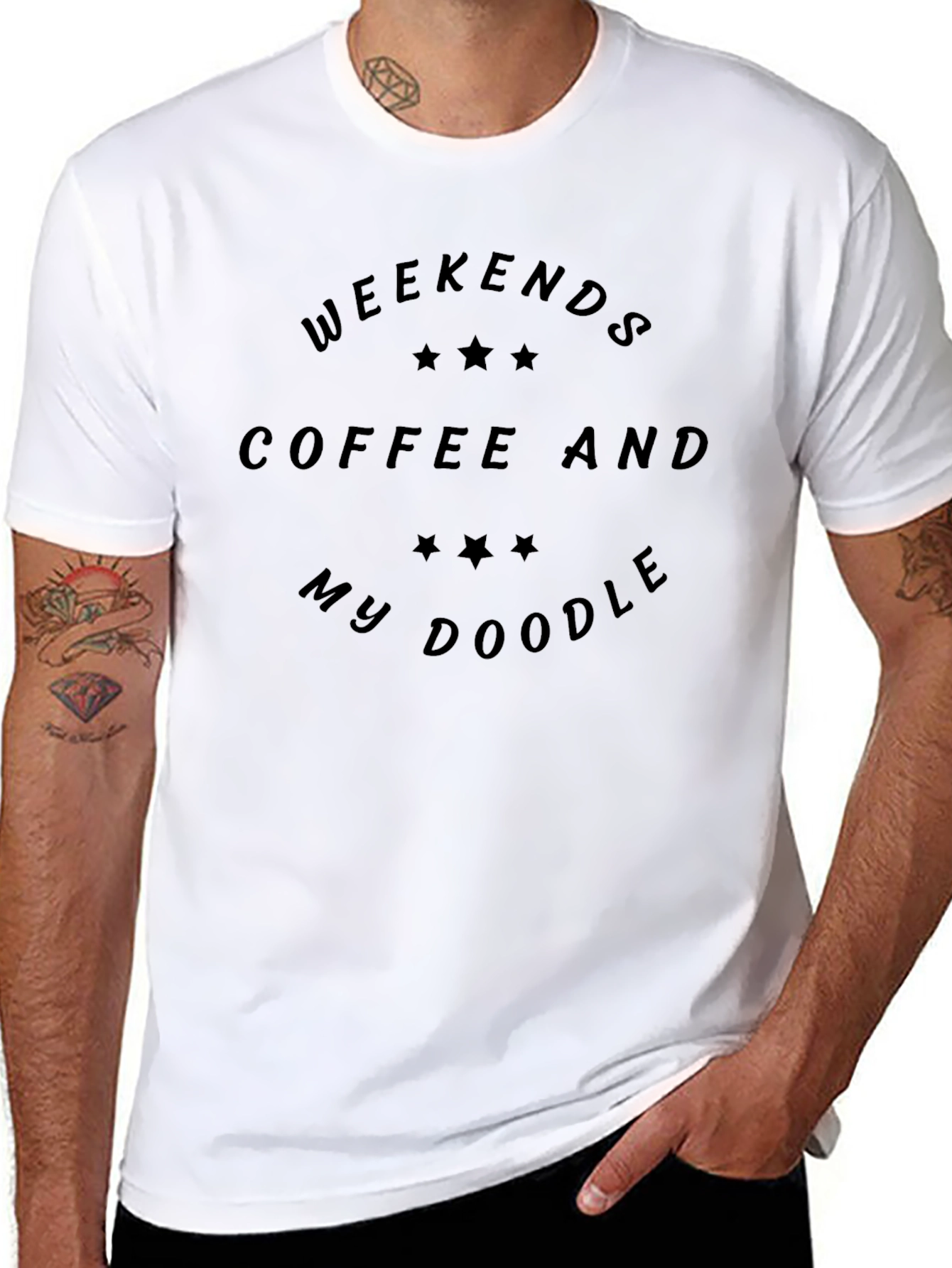 Weekends Coffee and My Doodle T-Shirt