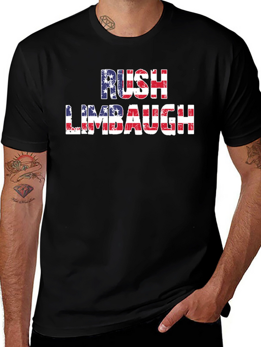 Rush Limbaugh American Flag T-Shirt