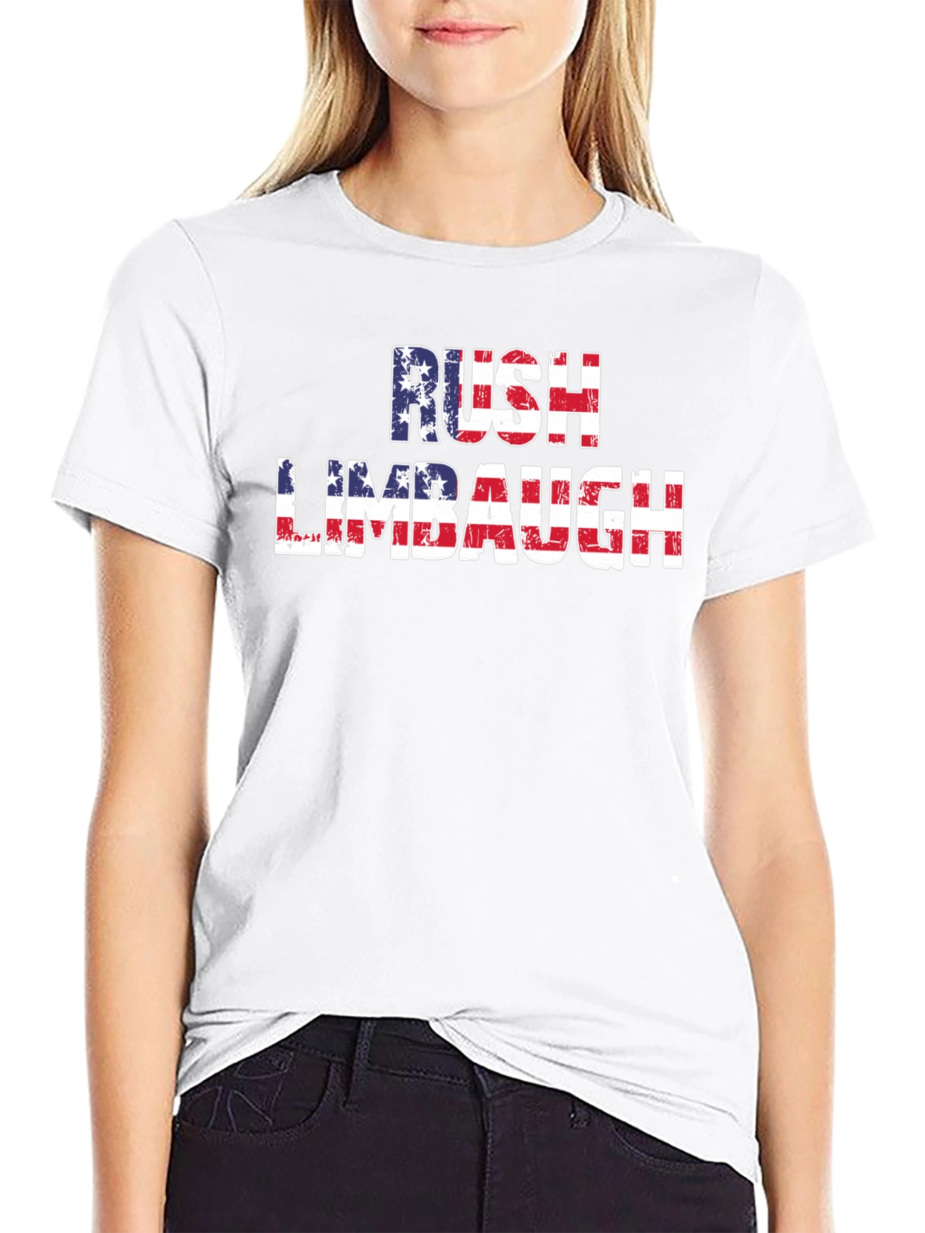 Rush Limbaugh American Flag T-Shirt