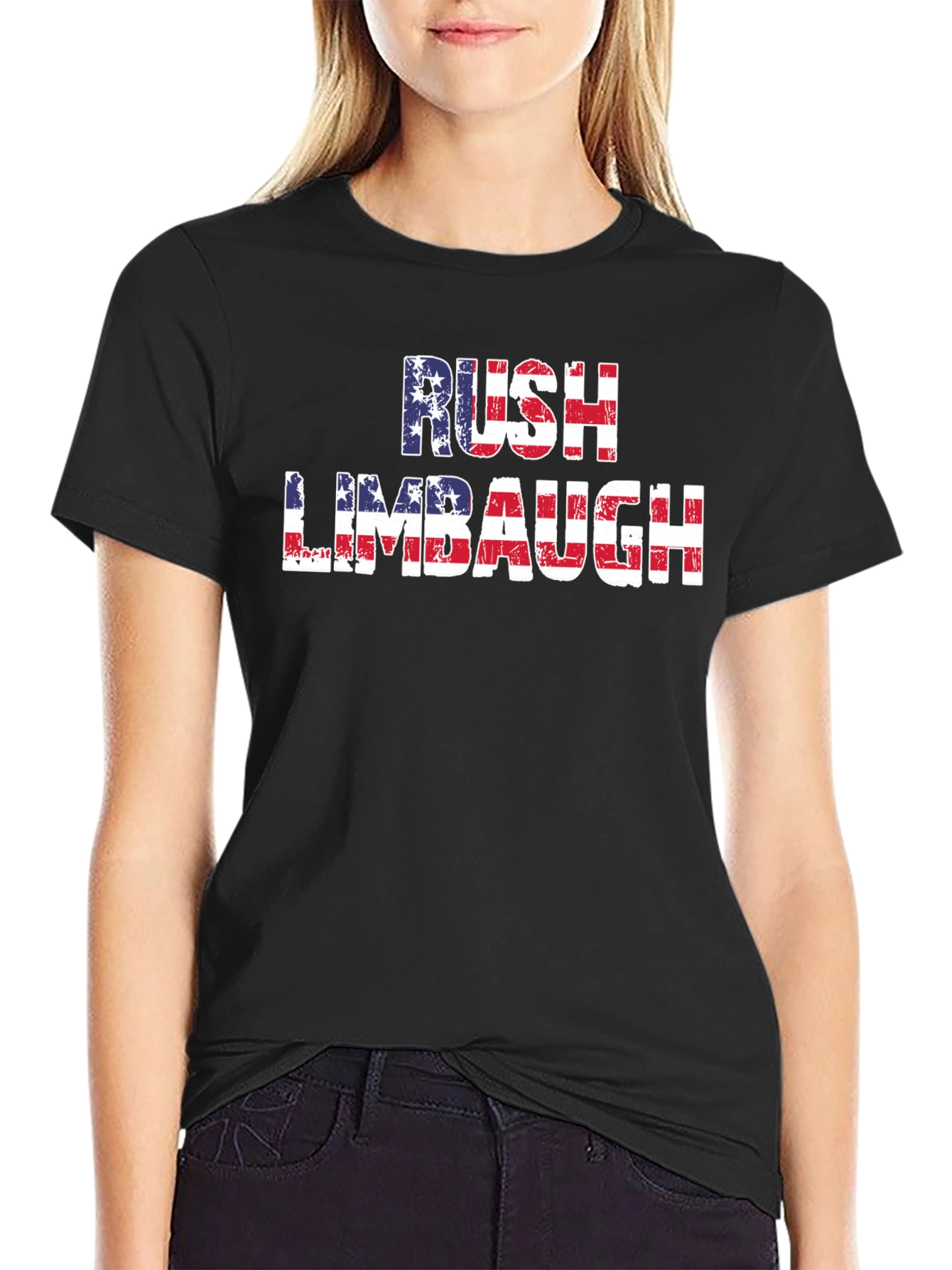 Rush Limbaugh American Flag T-Shirt