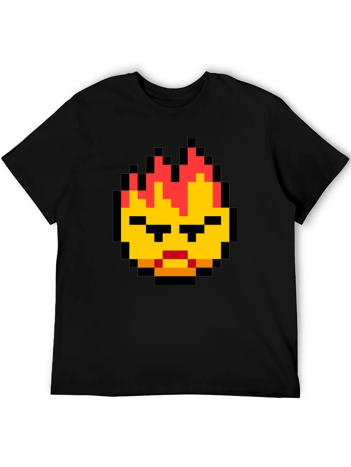Pixel Art Angry Face T-Shirt