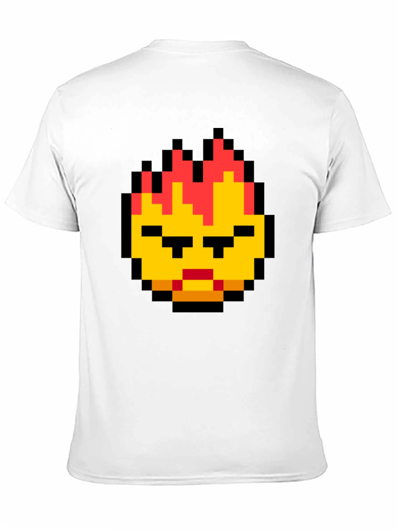 Pixel Art Angry Face T-Shirt