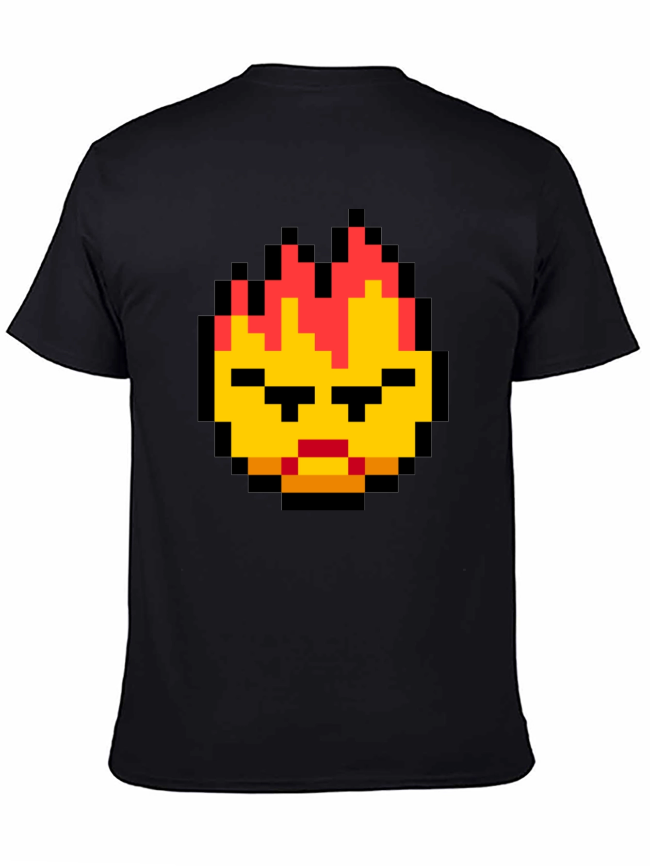 Pixel Art Angry Face T-Shirt