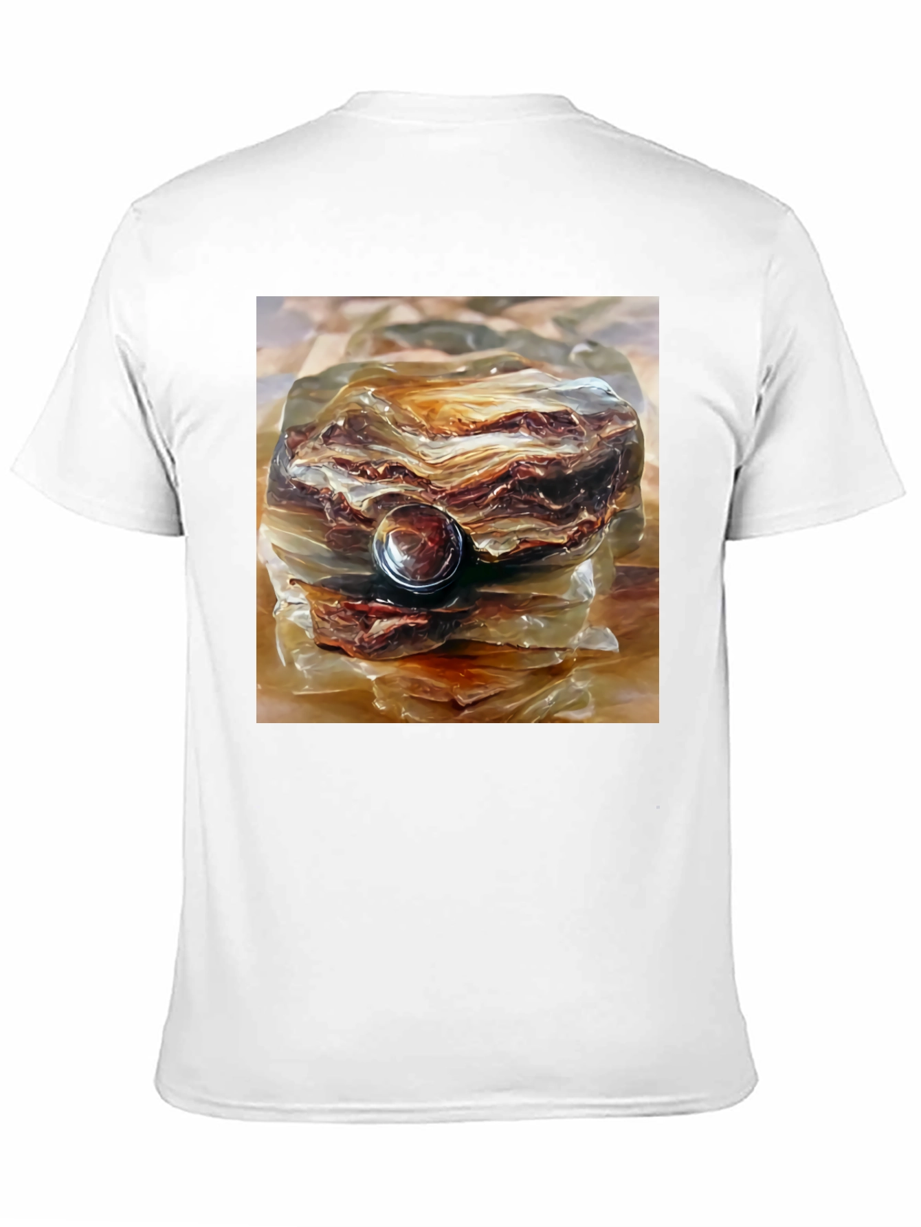 Abstract Rock Formation Graphic Tee - Unique Design