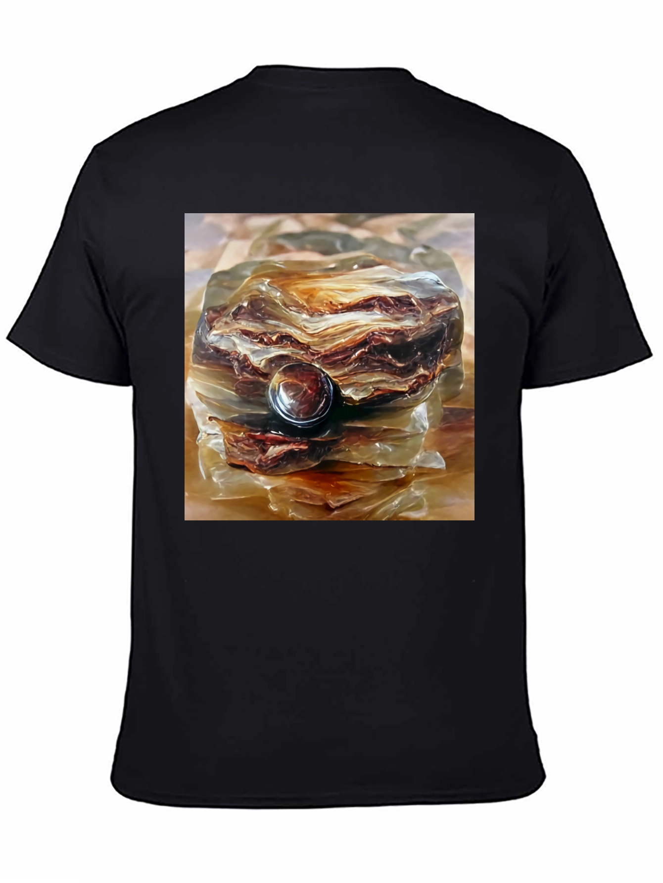 Abstract Rock Formation Graphic Tee - Unique Design