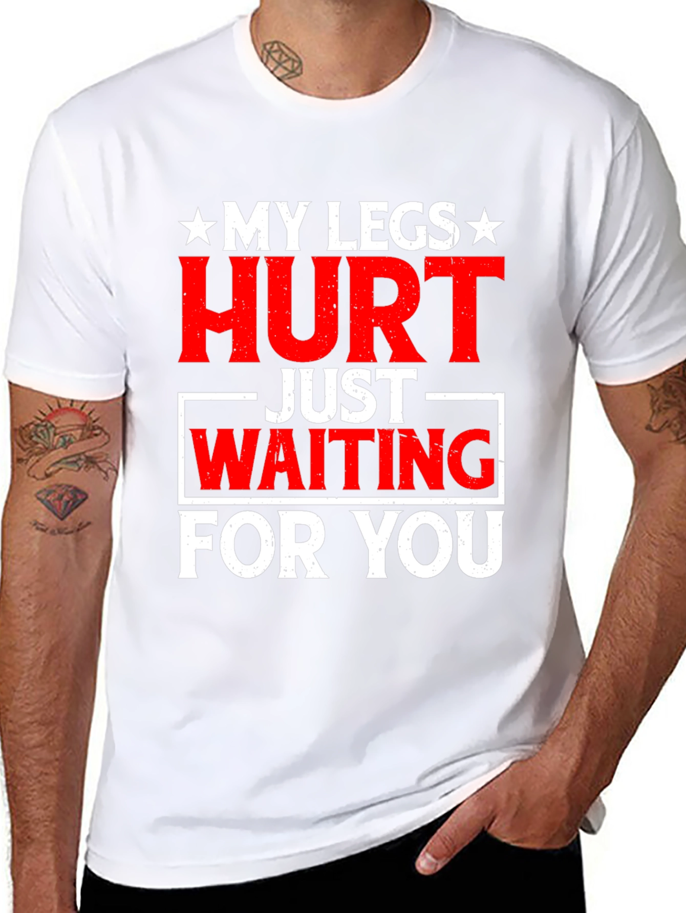 Funny My Legs Hurt Graphic Tee