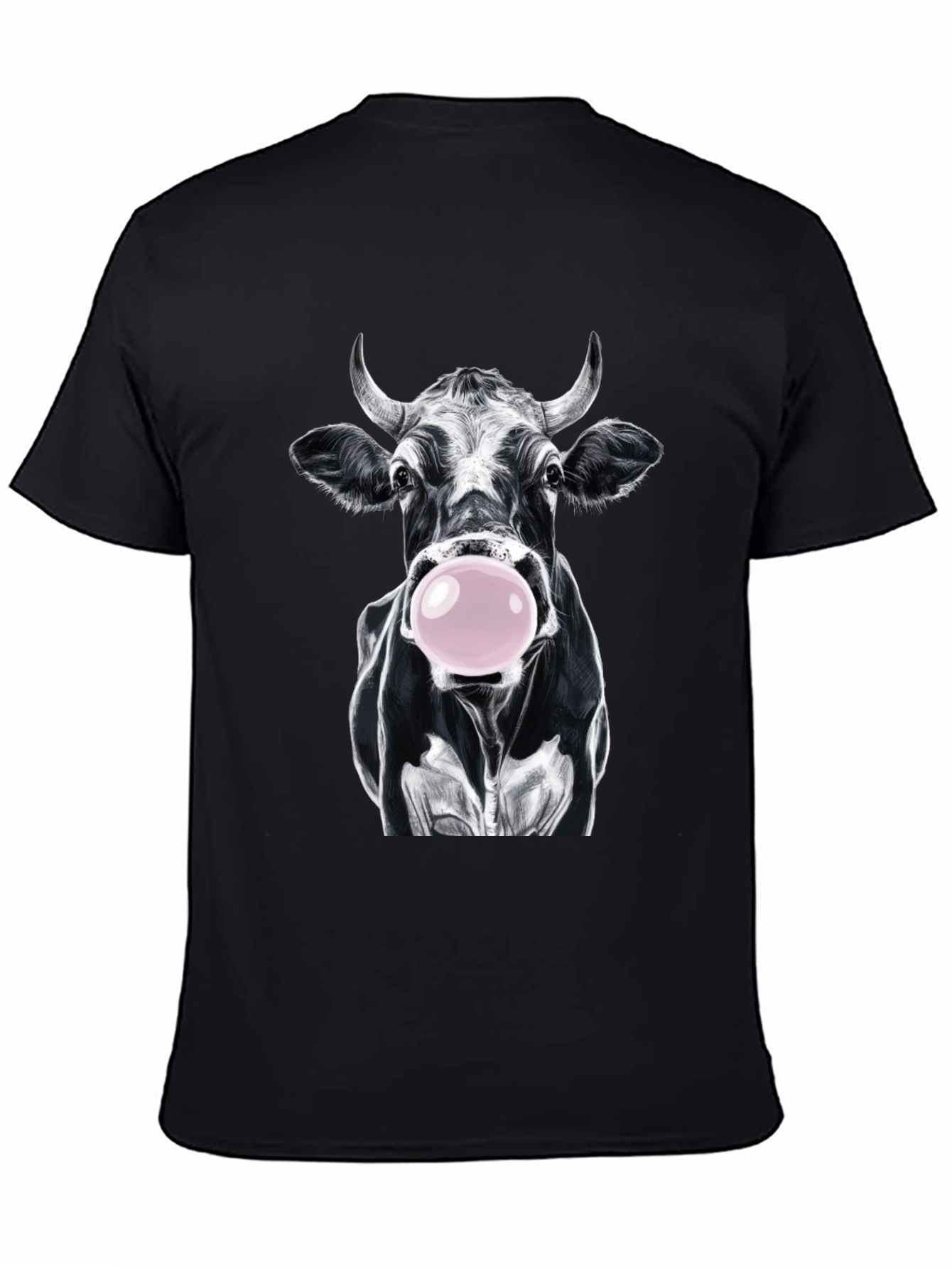 Cow Bubble Gum Graphic T-Shirt