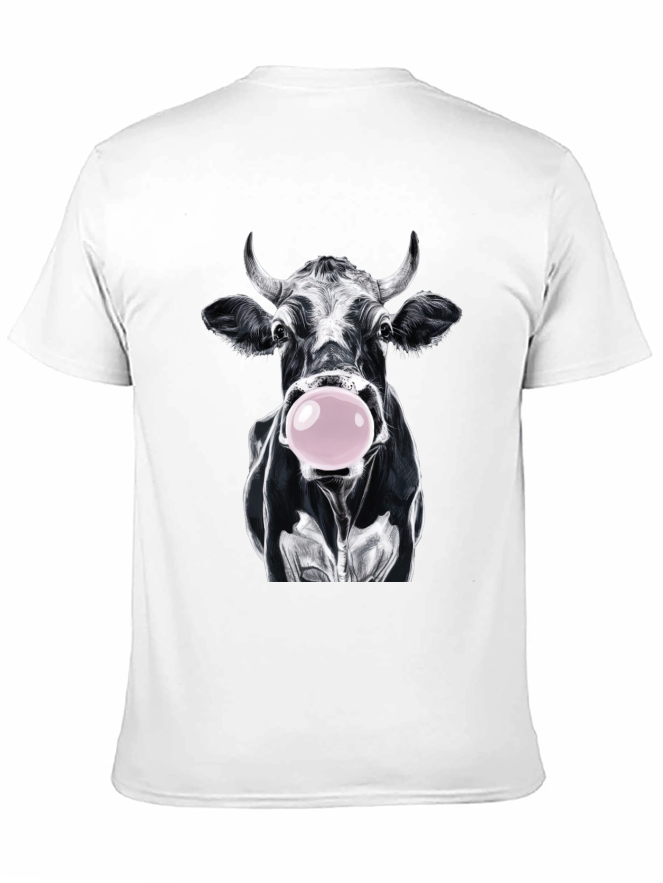 Cow Bubble Gum Graphic T-Shirt