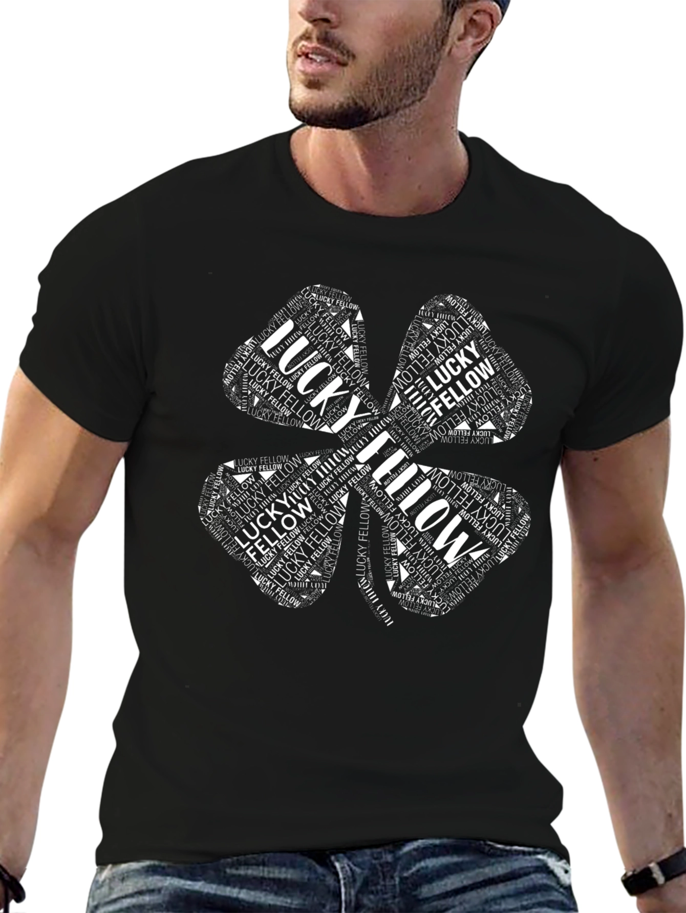 Lucky Fellow Clover Graphic Tee