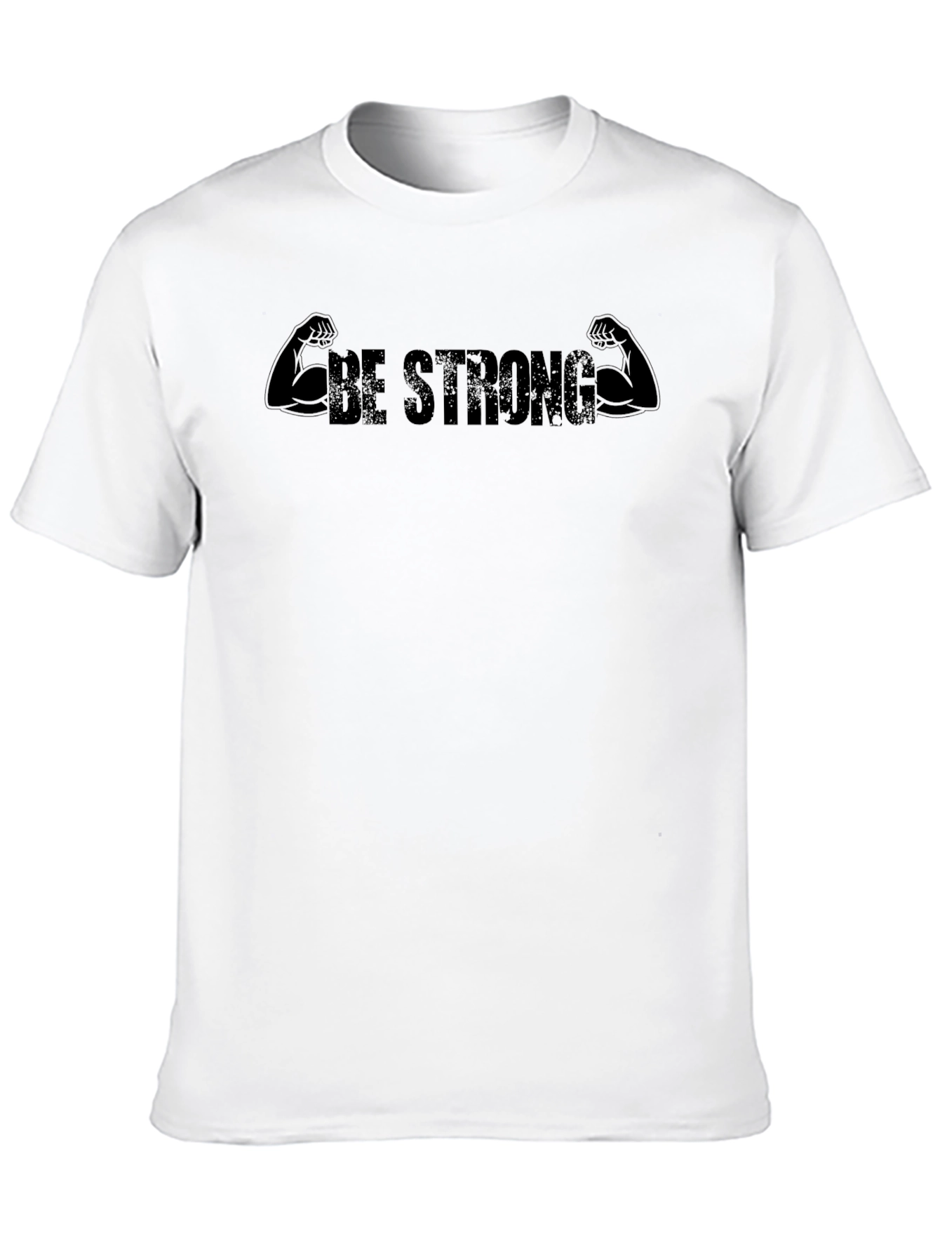 Be Strong Graphic Tee - Black