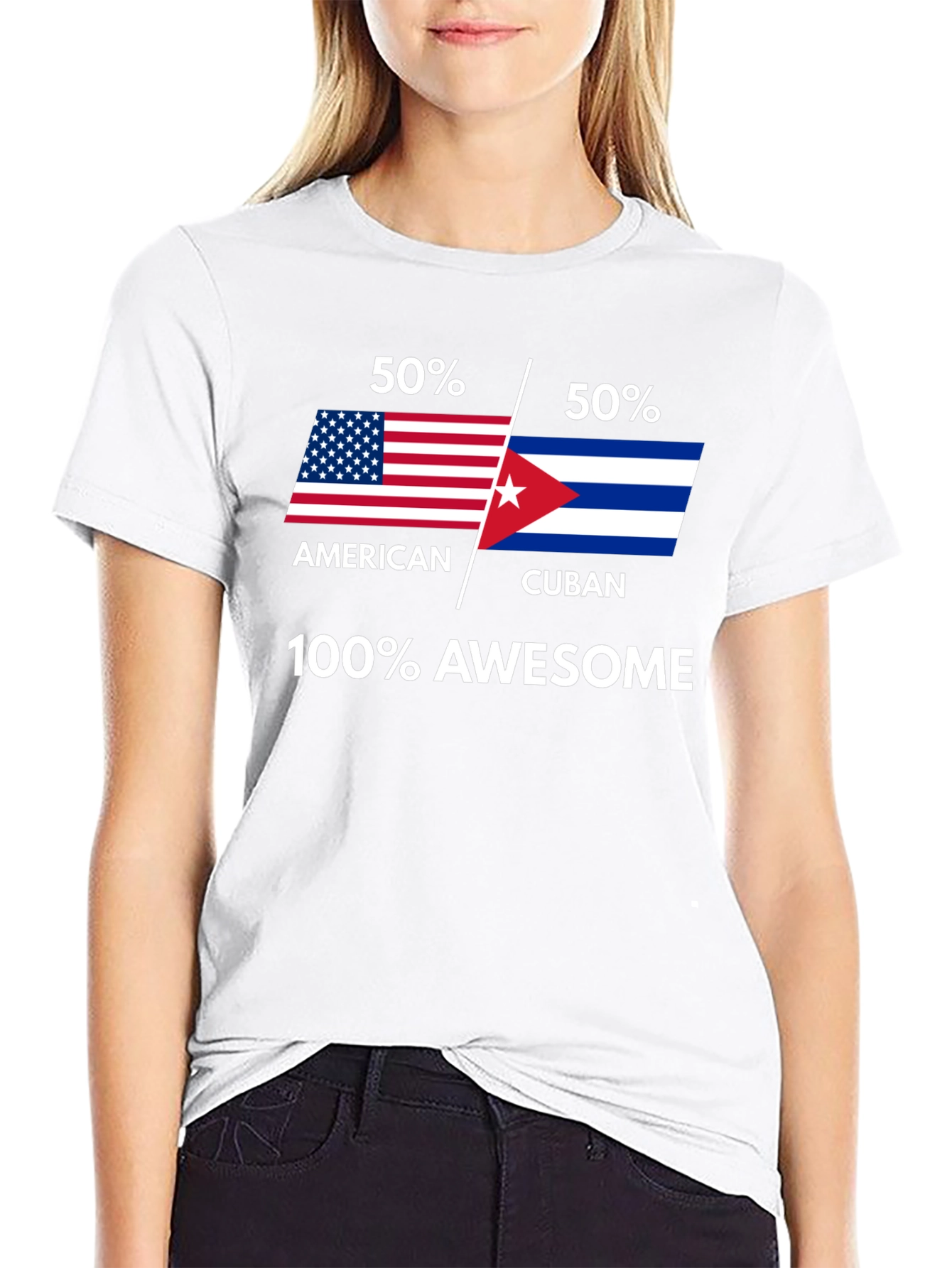 American Cuban Awesome Graphic Tee