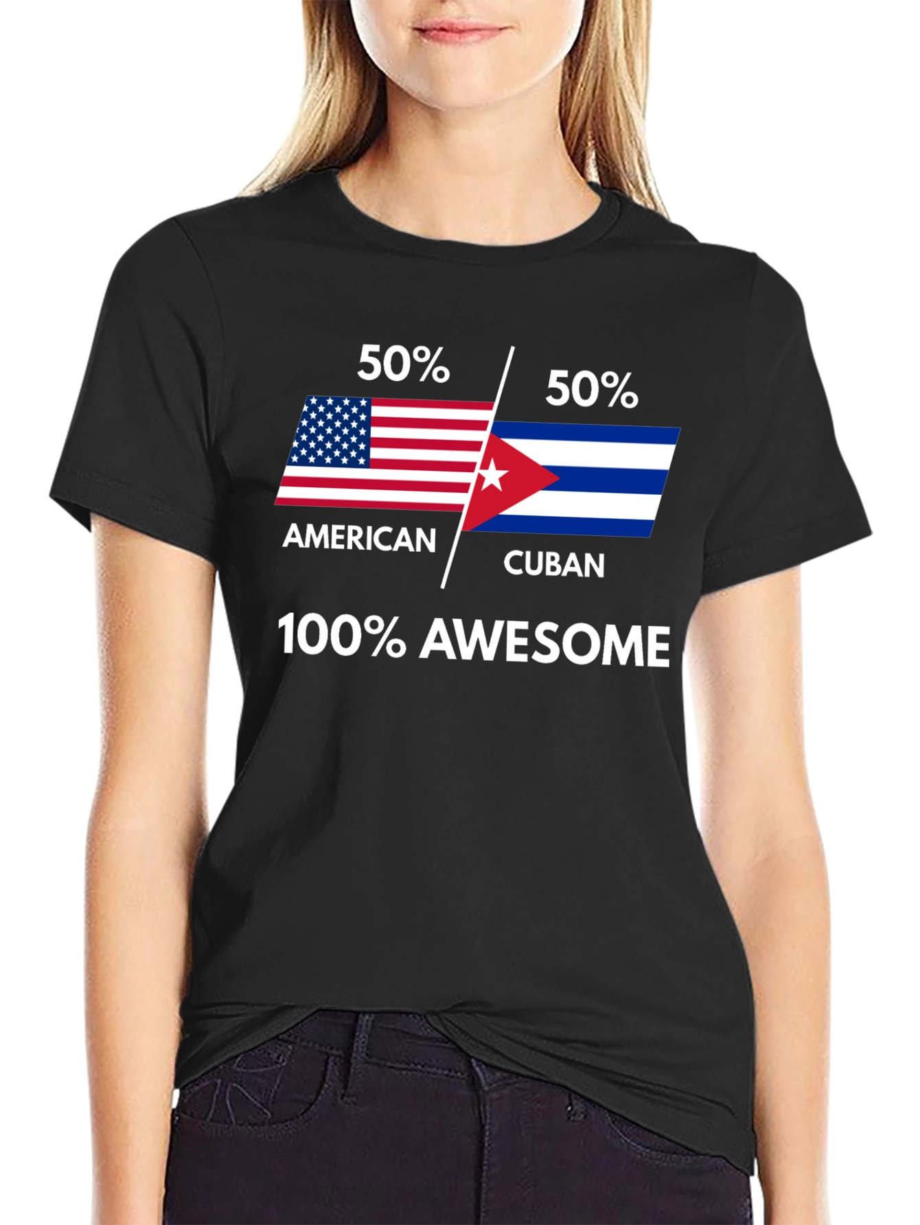 American Cuban Awesome Graphic Tee