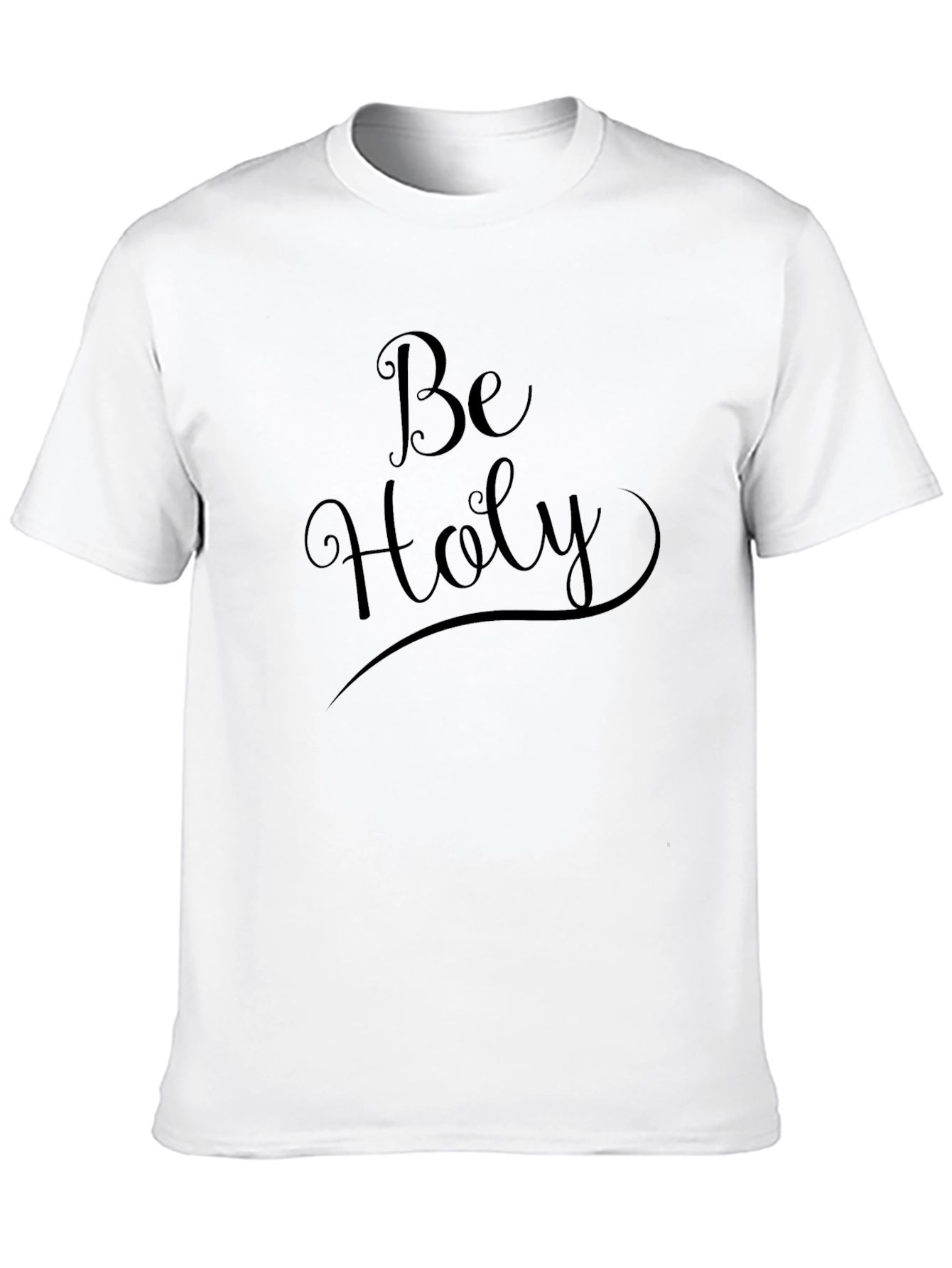 Be Holy Black Graphic Tee - Religious Christian T-Shirt