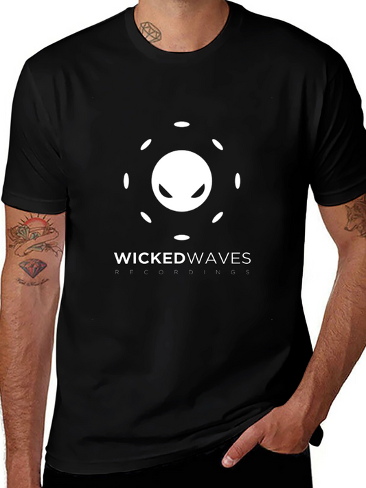 Wicked Waves Graphic T-Shirt - Black