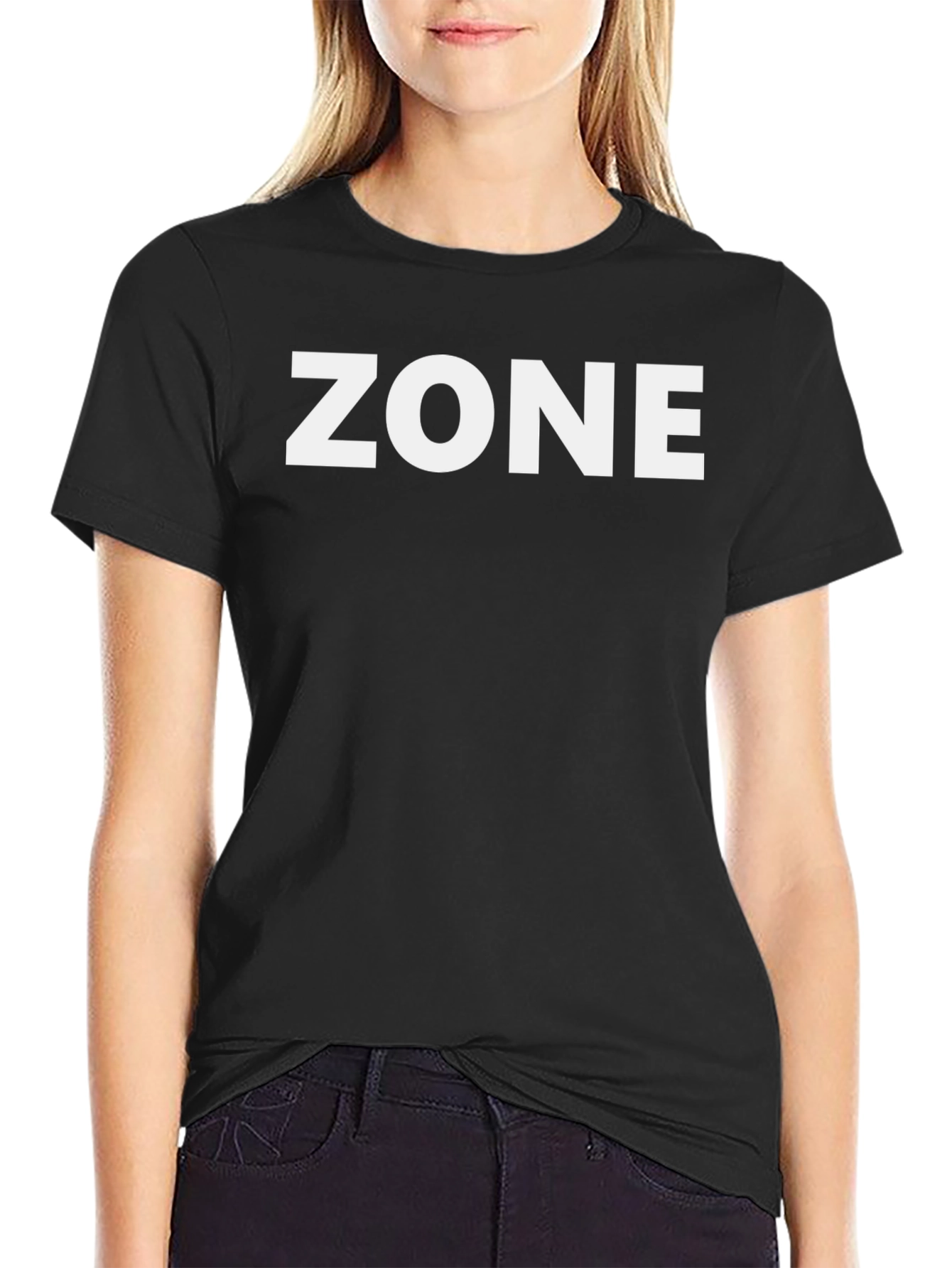 ZONE Bold Graphic T-Shirt - Black