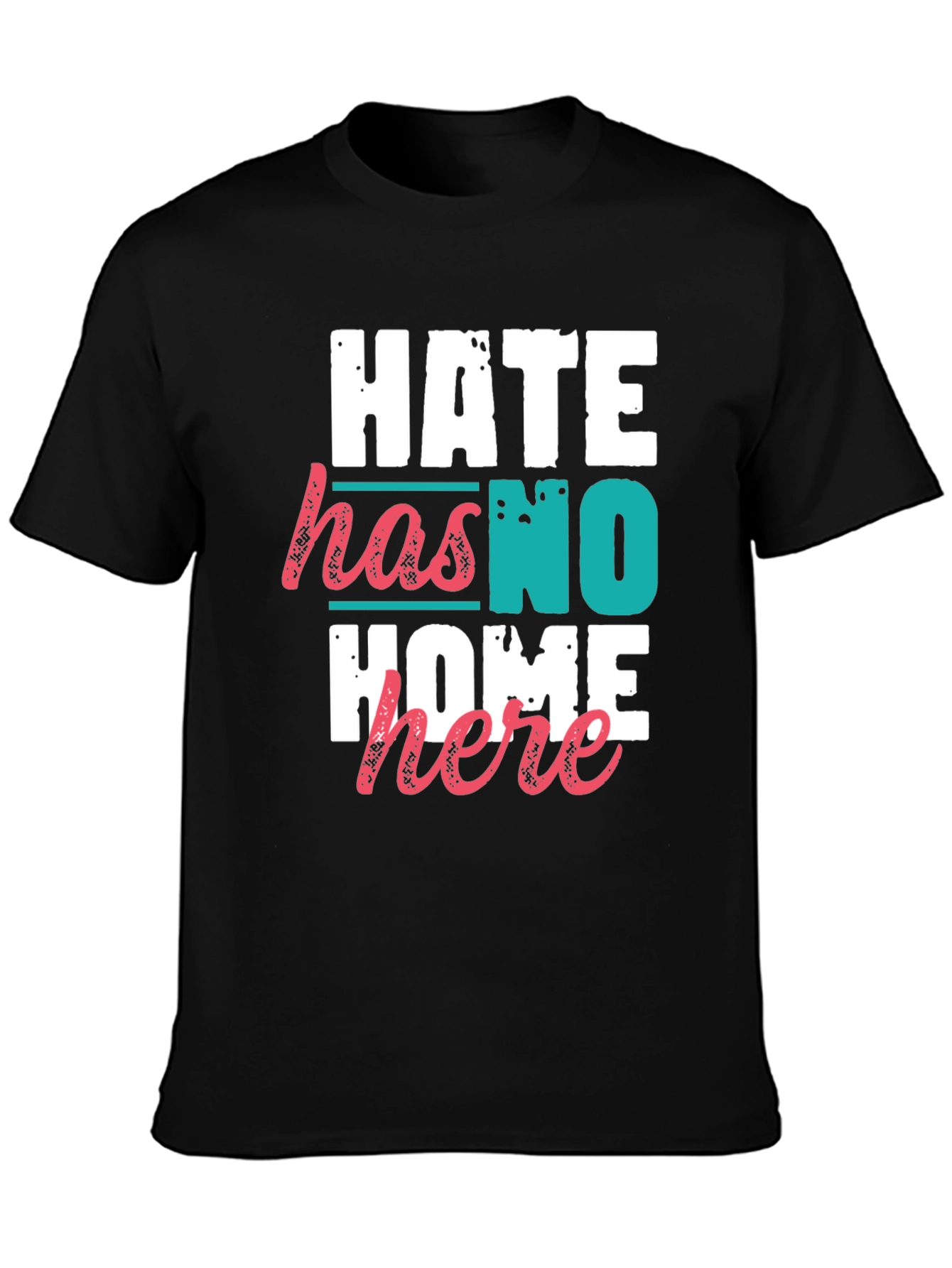 Hate Has No Home Here Graphic Tee - Black