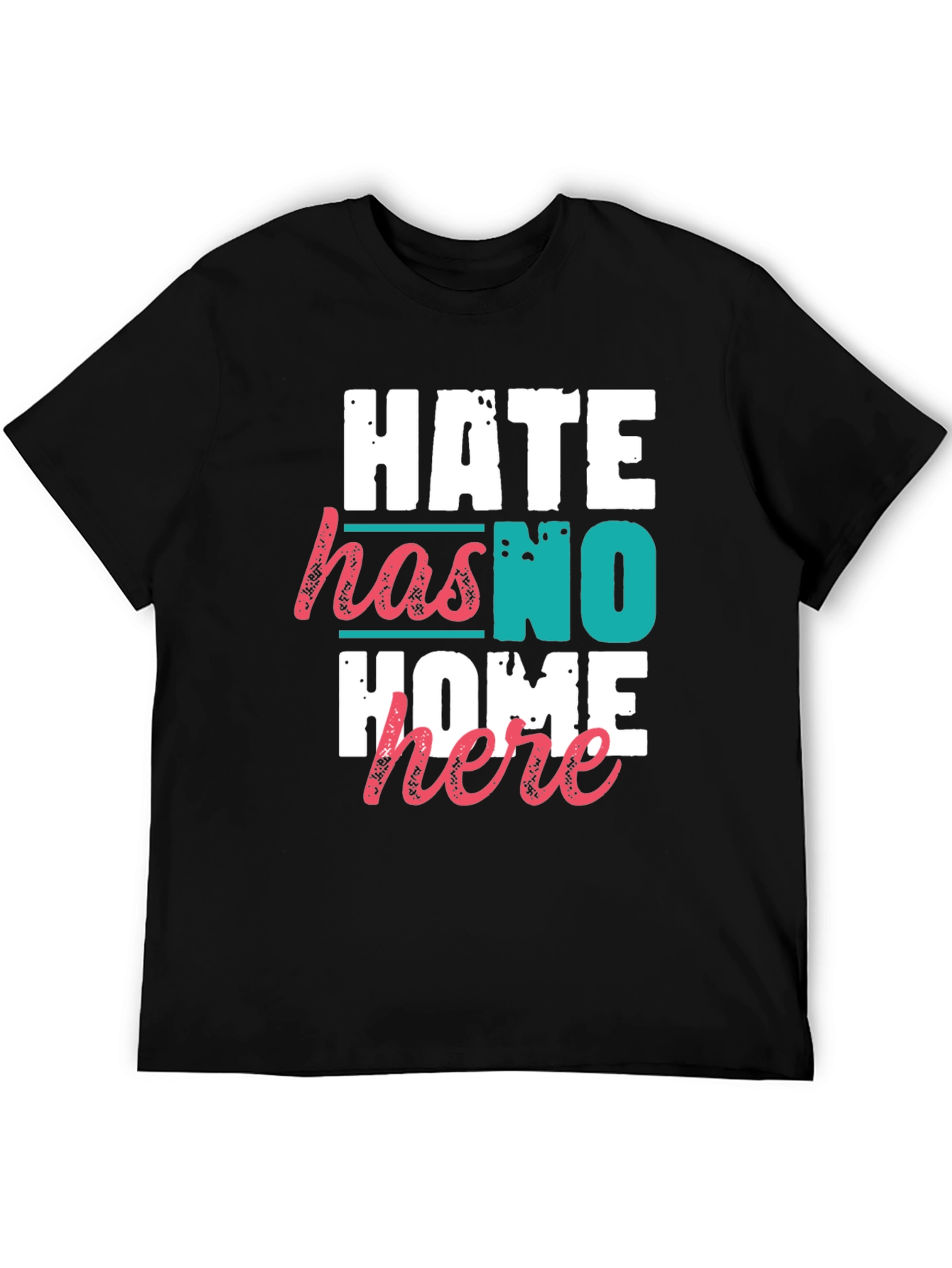 Hate Has No Home Here Graphic Tee - Black
