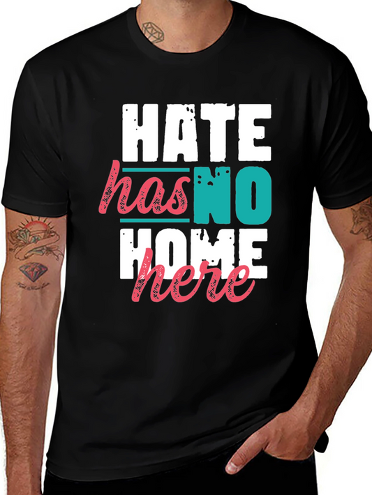 Hate Has No Home Here Graphic Tee - Black