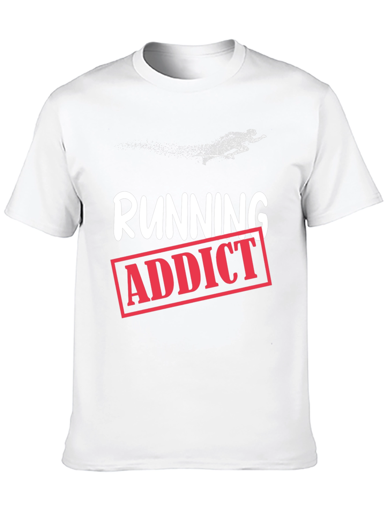 Running Addict Graphic T-Shirt - Black