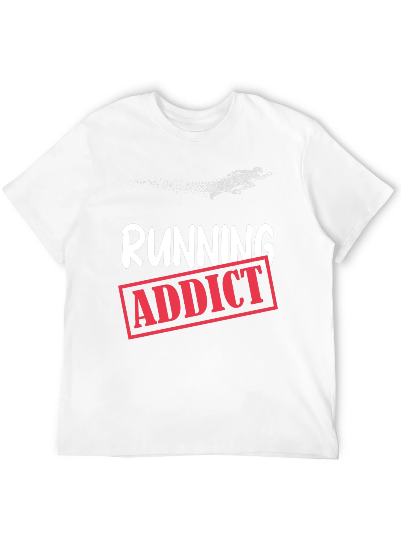 Running Addict Graphic T-Shirt - Black
