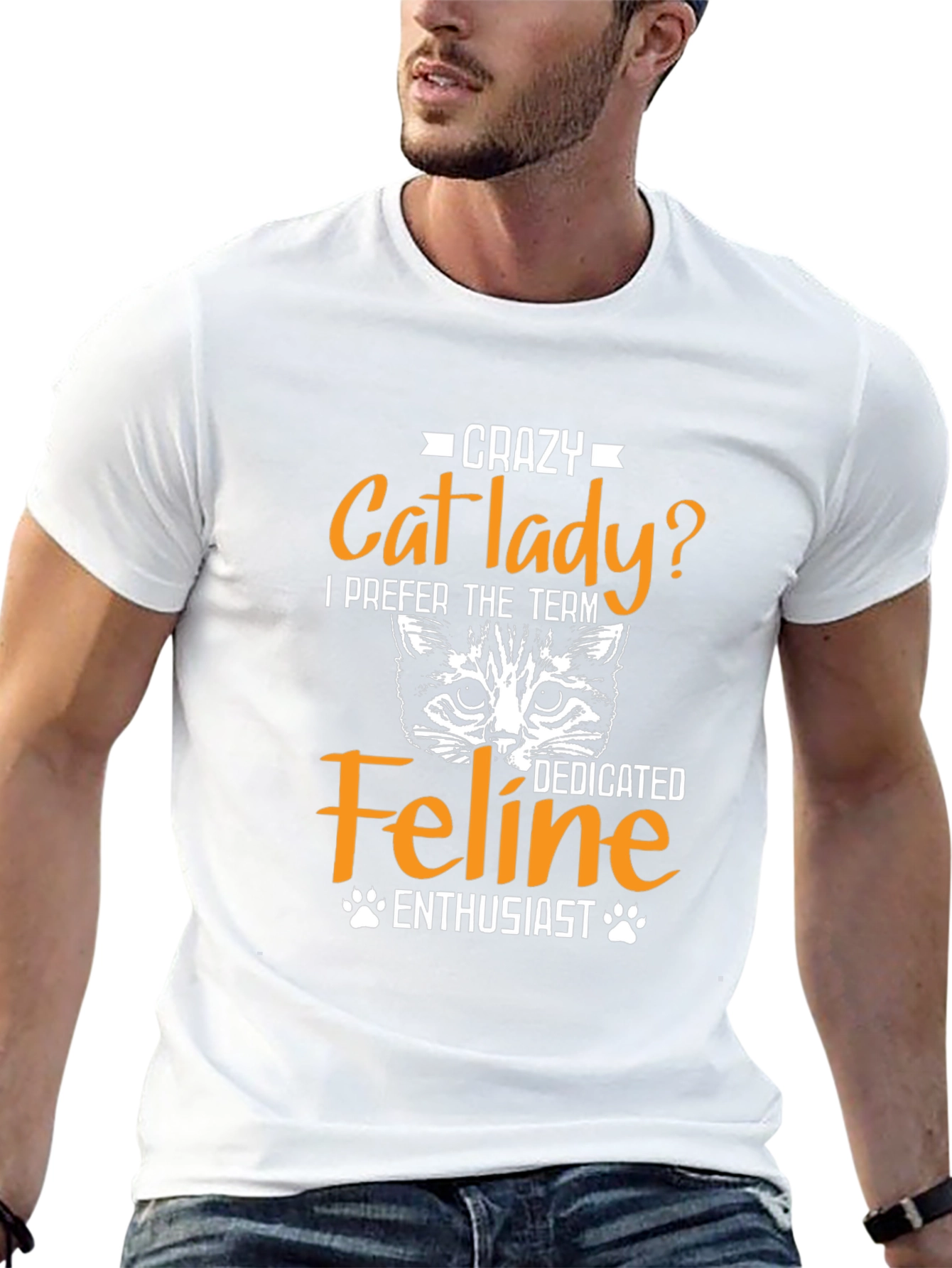 Crazy Cat Lady T-Shirt - Feline Enthusiast
