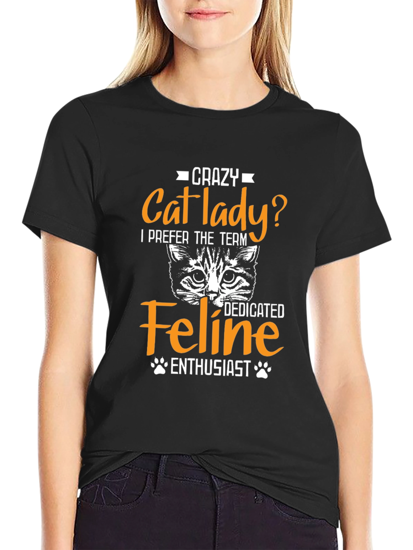 Crazy Cat Lady T-Shirt - Feline Enthusiast