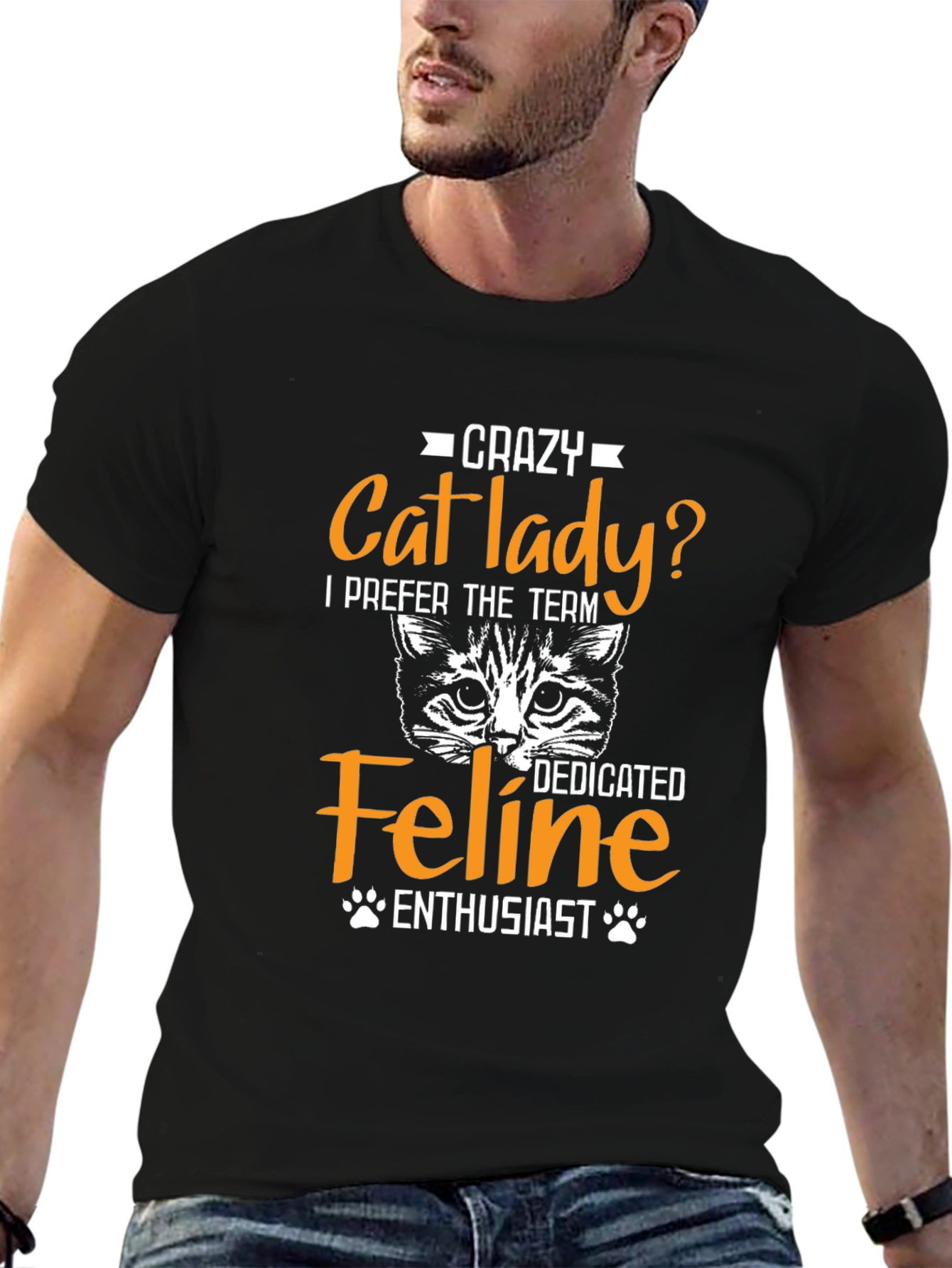 Crazy Cat Lady T-Shirt - Feline Enthusiast