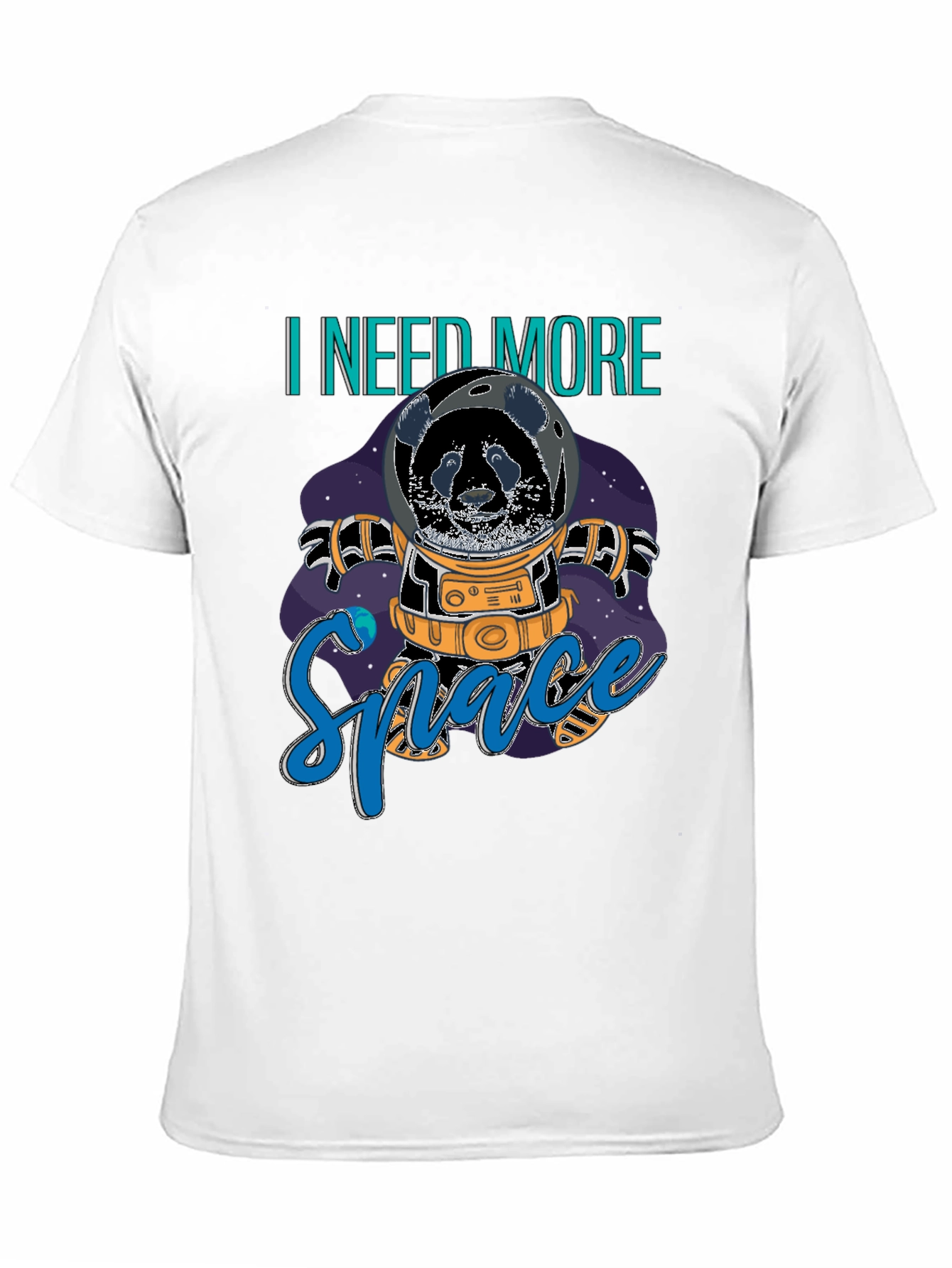 Panda Astronaut T-Shirt - I Need More Space