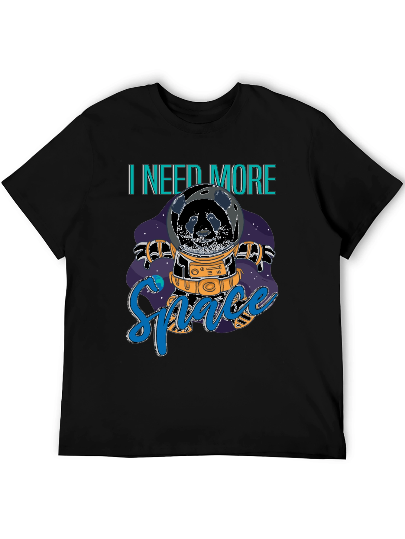 Panda Astronaut T-Shirt - I Need More Space